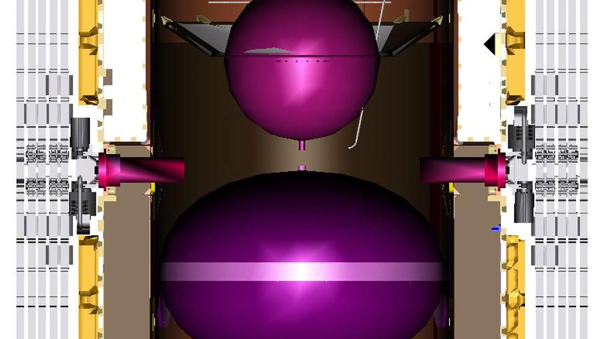 Illustration of Dawn Spacecraft Inside View - free hd space wallpaper for desktop