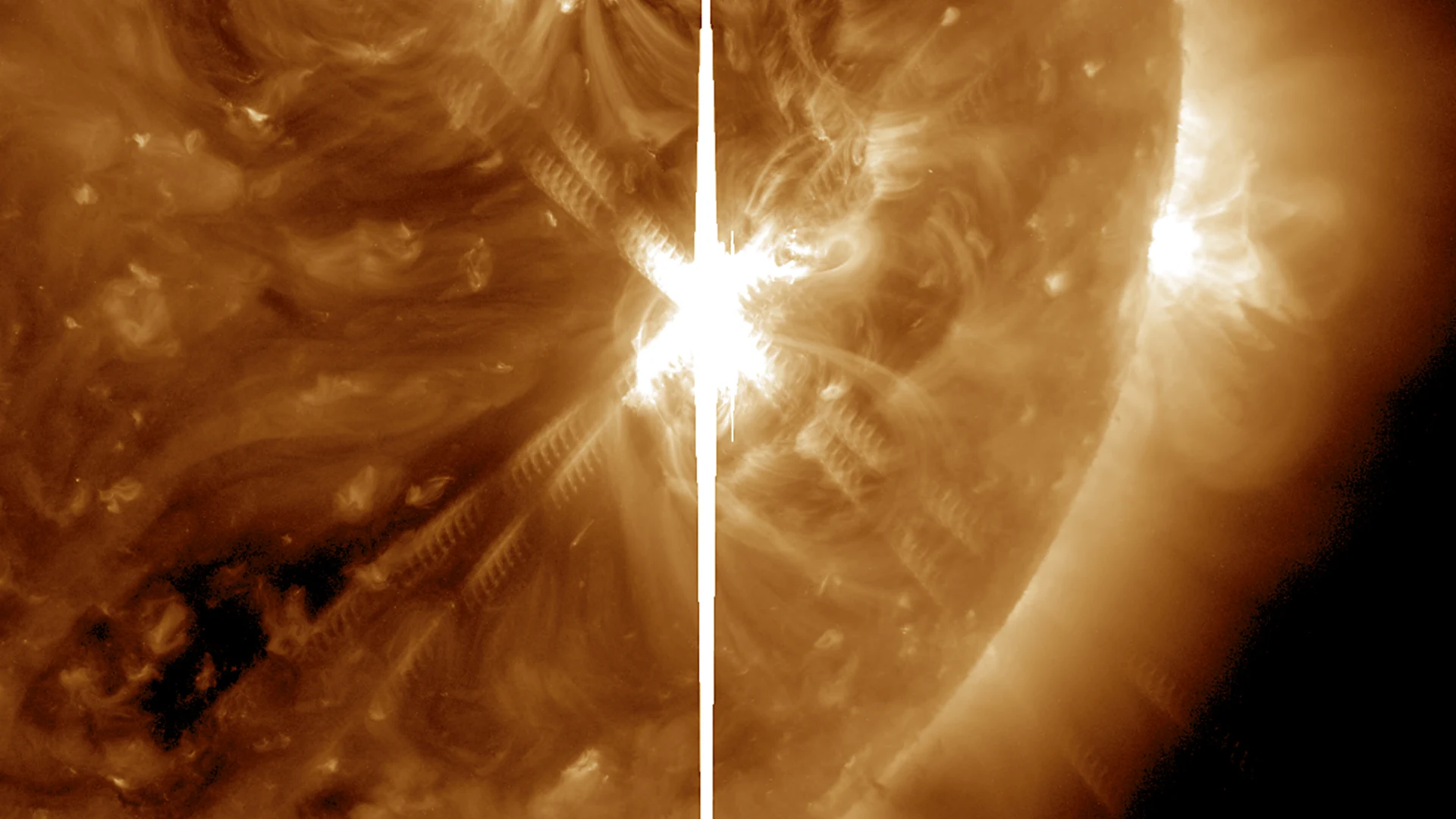 Major Solar Flare - free hd space wallpaper for desktop