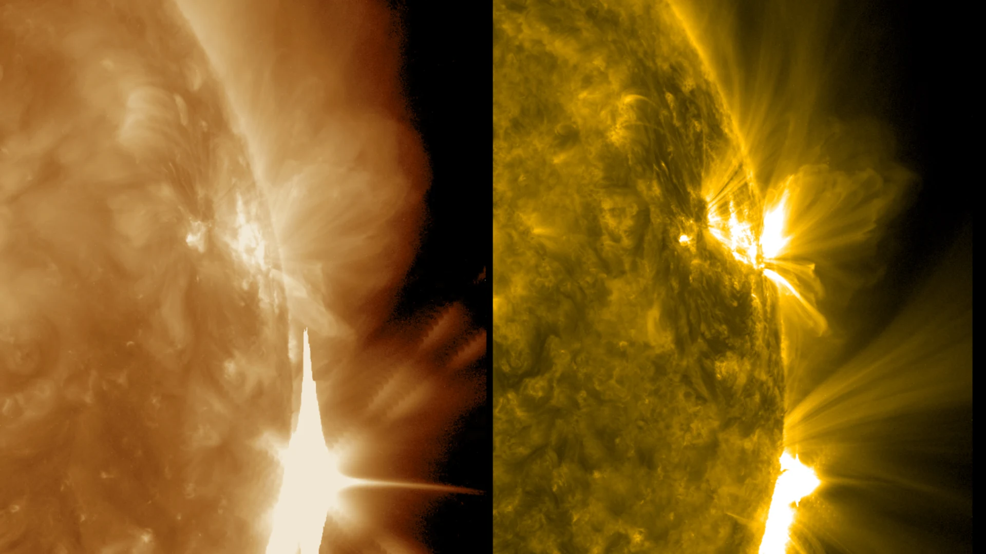Major Solar Flare - free hd space wallpaper for desktop