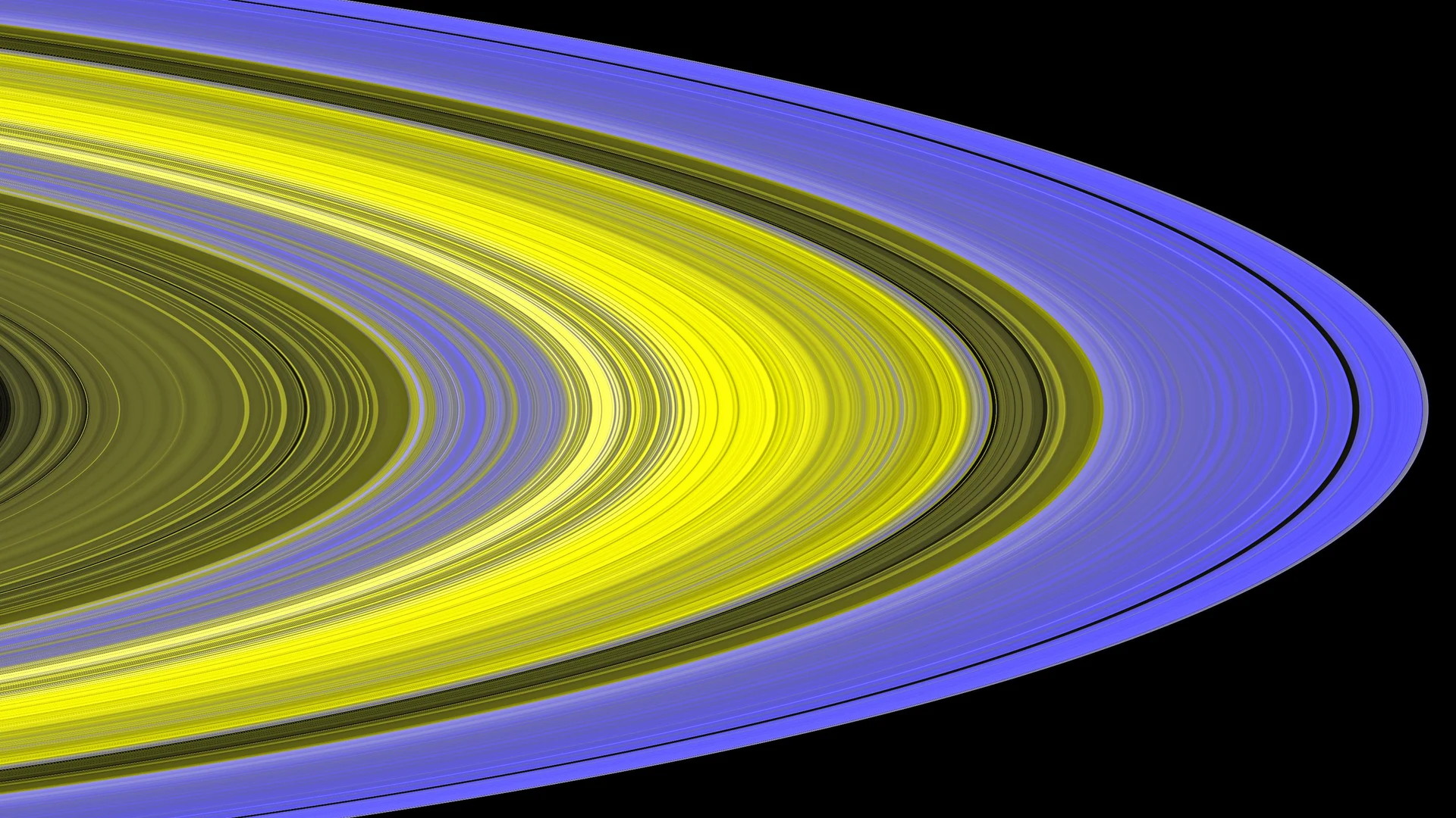 Mapping Clumps in Saturn Rings - free hd space wallpaper for desktop