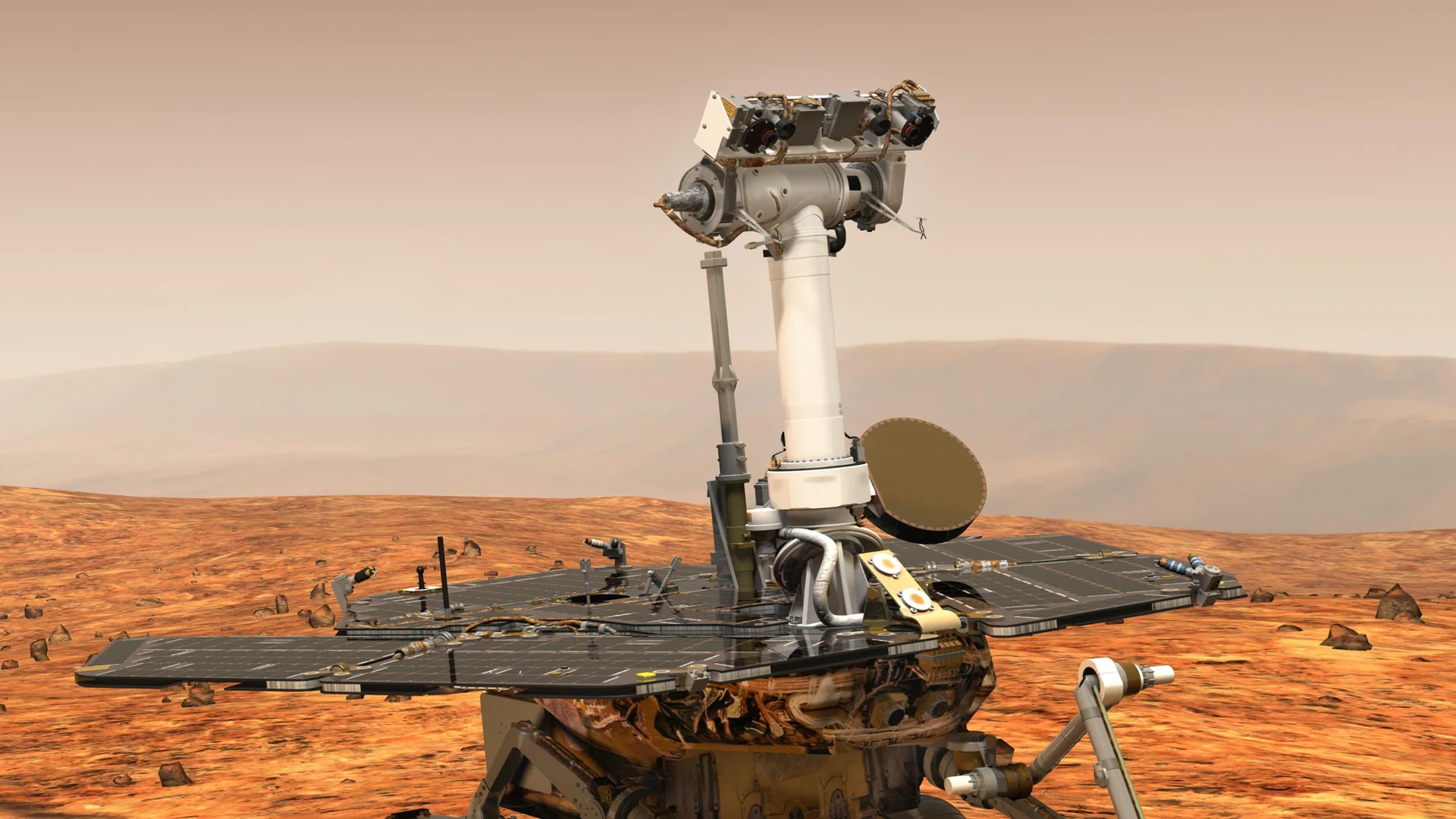 Mars Exploration Rover, Vertical Artist Concept - free hd space wallpaper for desktop