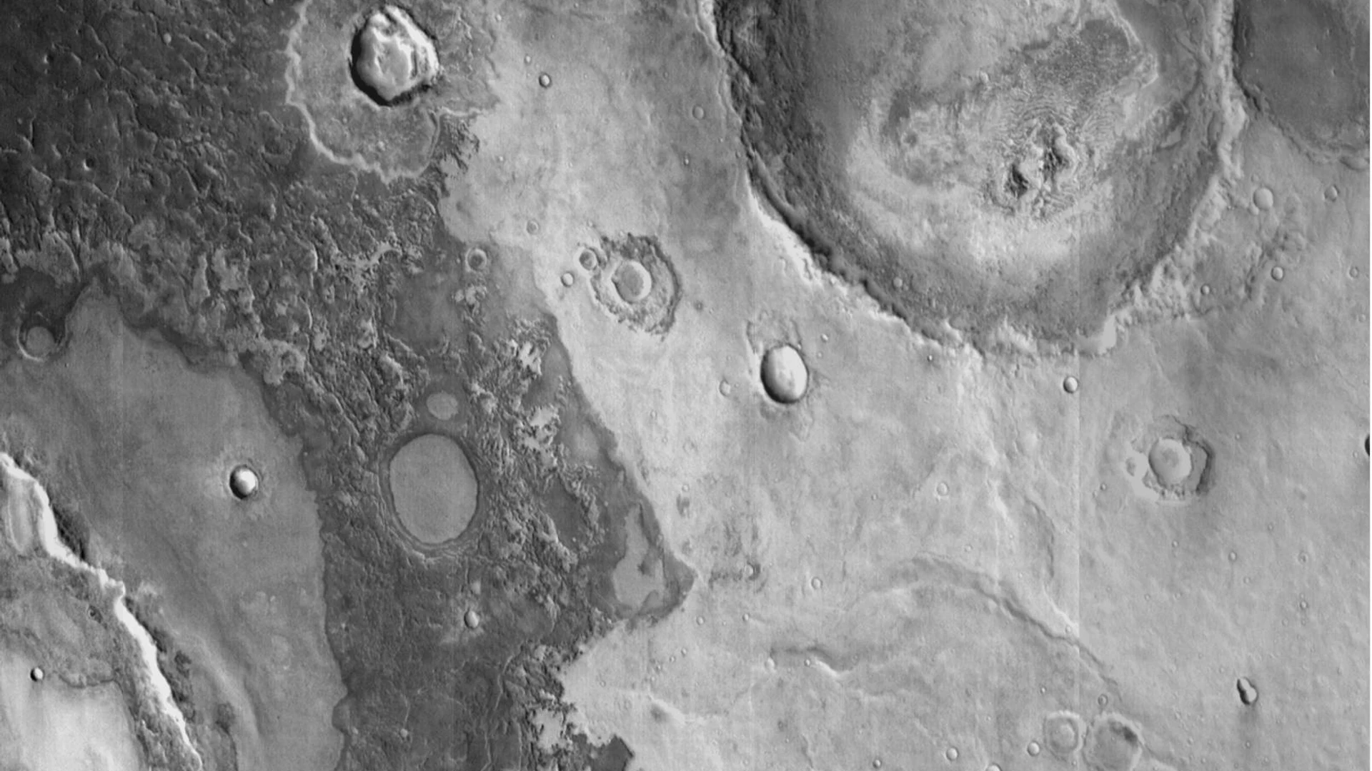 Mars Surface Layers in Infrared - free hd space wallpaper for desktop