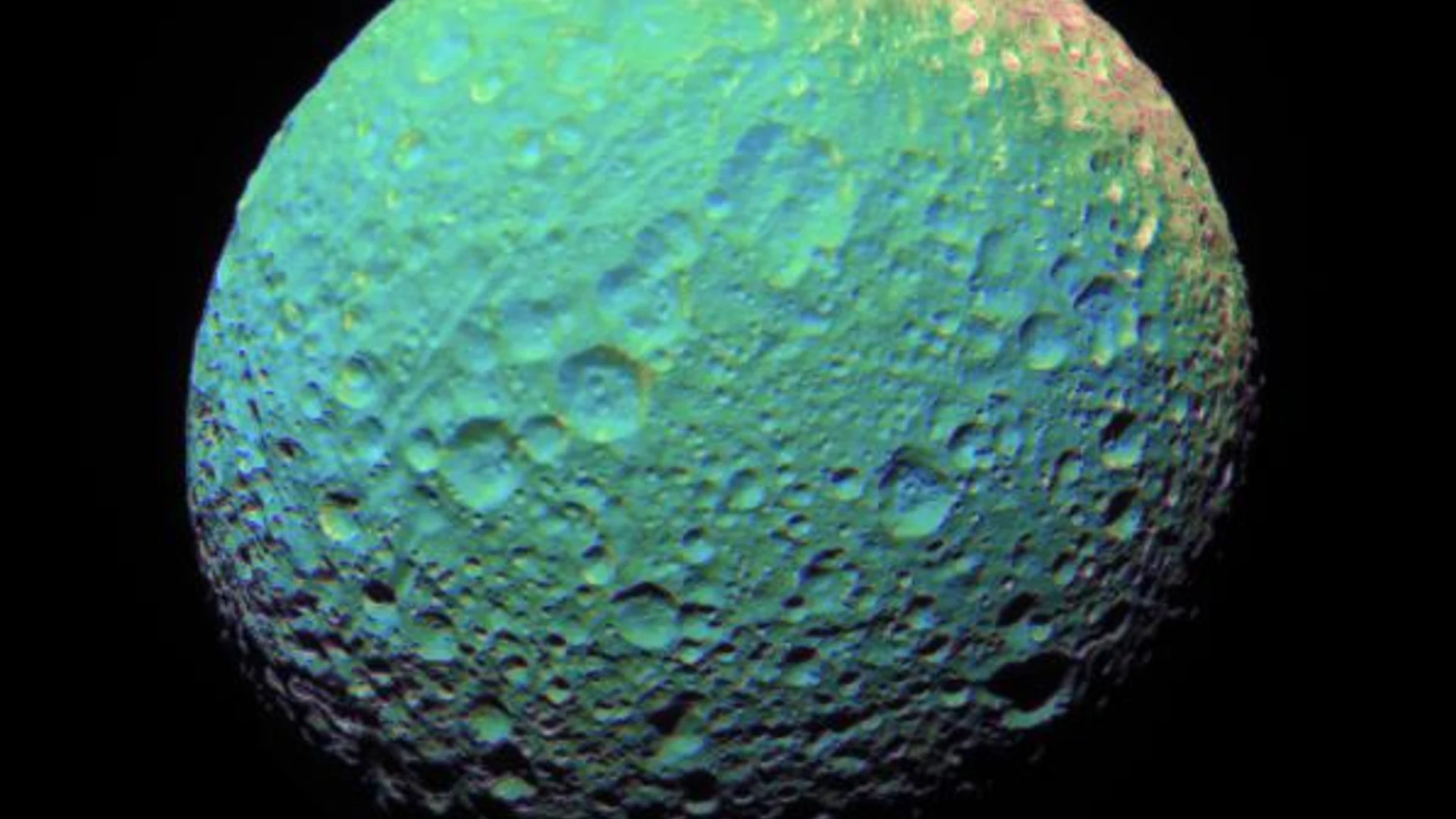 Multicolor Mimas - free hd space wallpaper for desktop