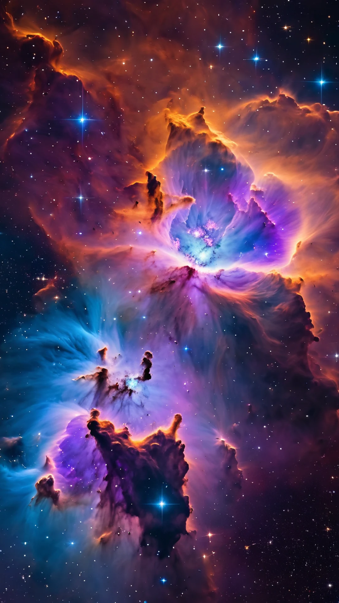 Nebula Stellar Nursery - free Phone space wallpaper for phone