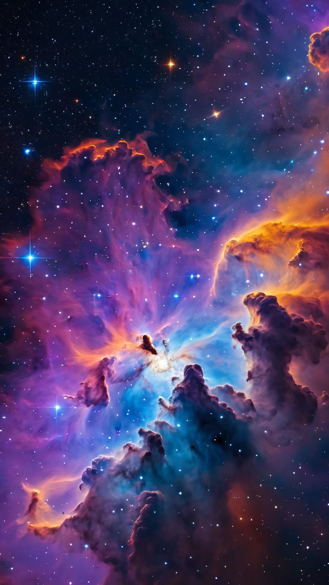 Nebula Stellar Nursery - free Phone space wallpaper for phone
