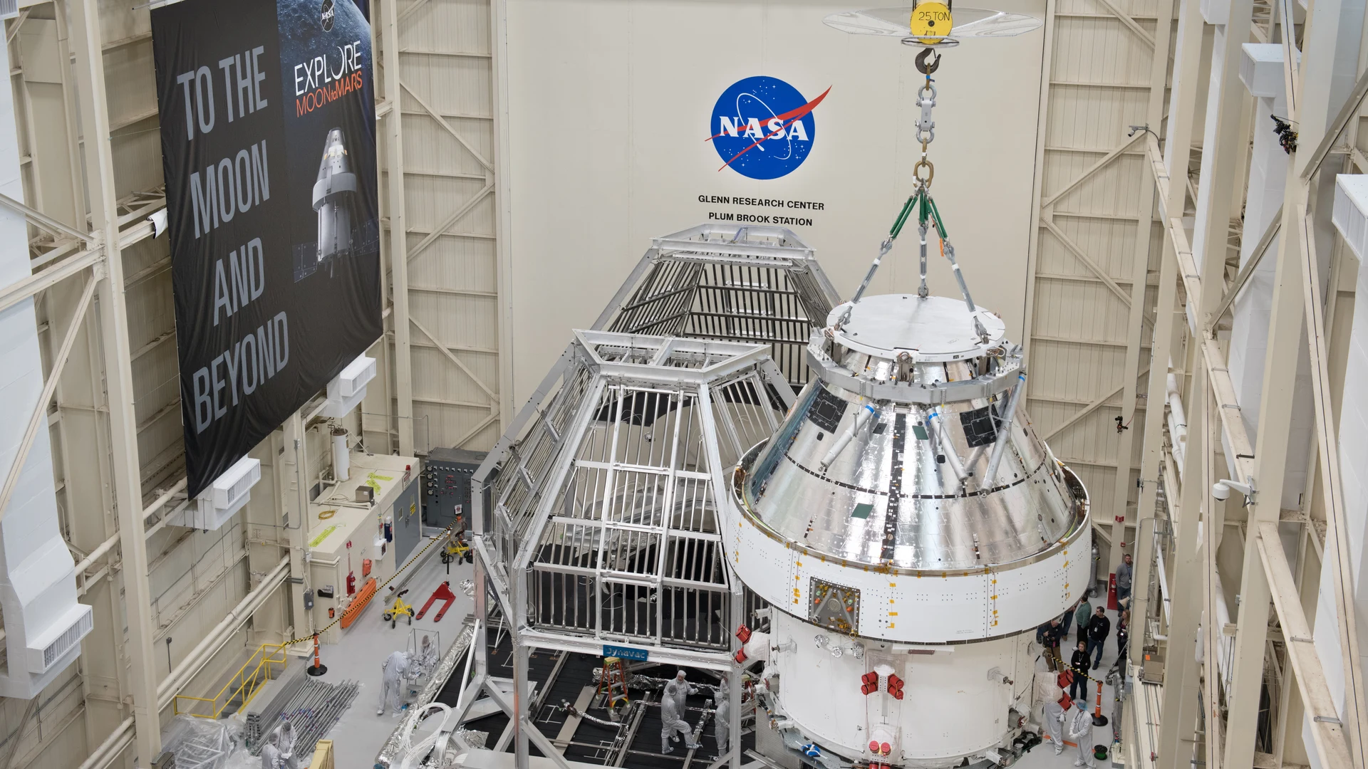 Orion Spacecraft is prepared for Space Environment Testing at th - free hd space wallpaper for desktop