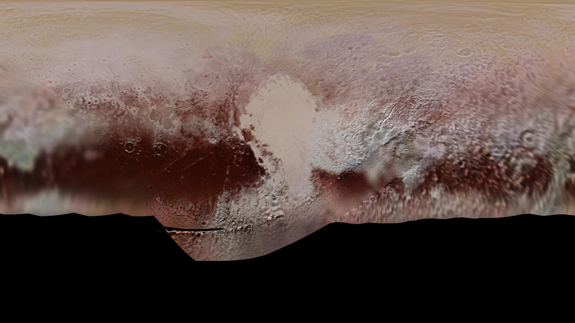 Pluto Color Map - free hd space wallpaper for desktop