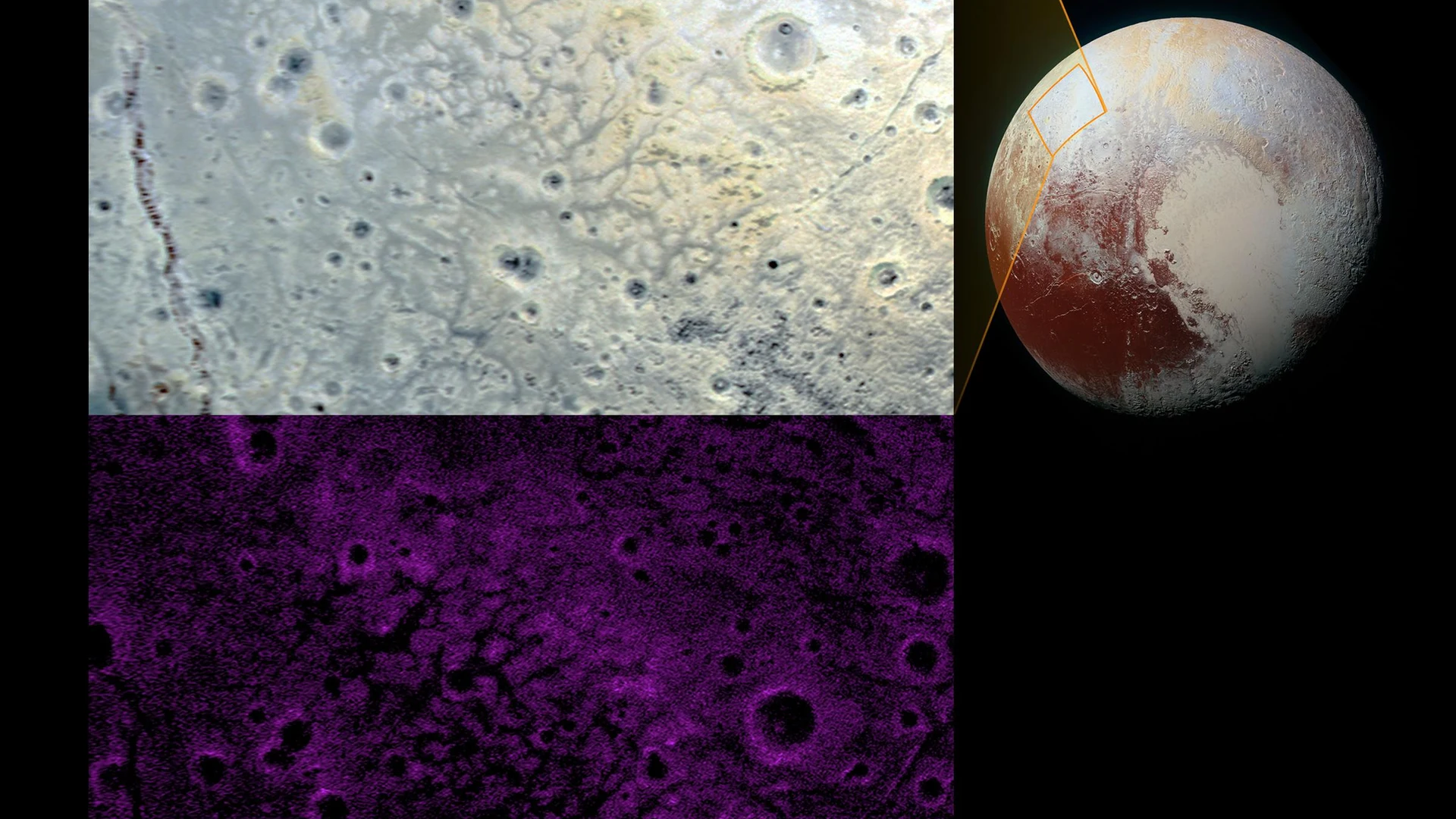 Pluto Fretted Terrain - free hd space wallpaper for desktop