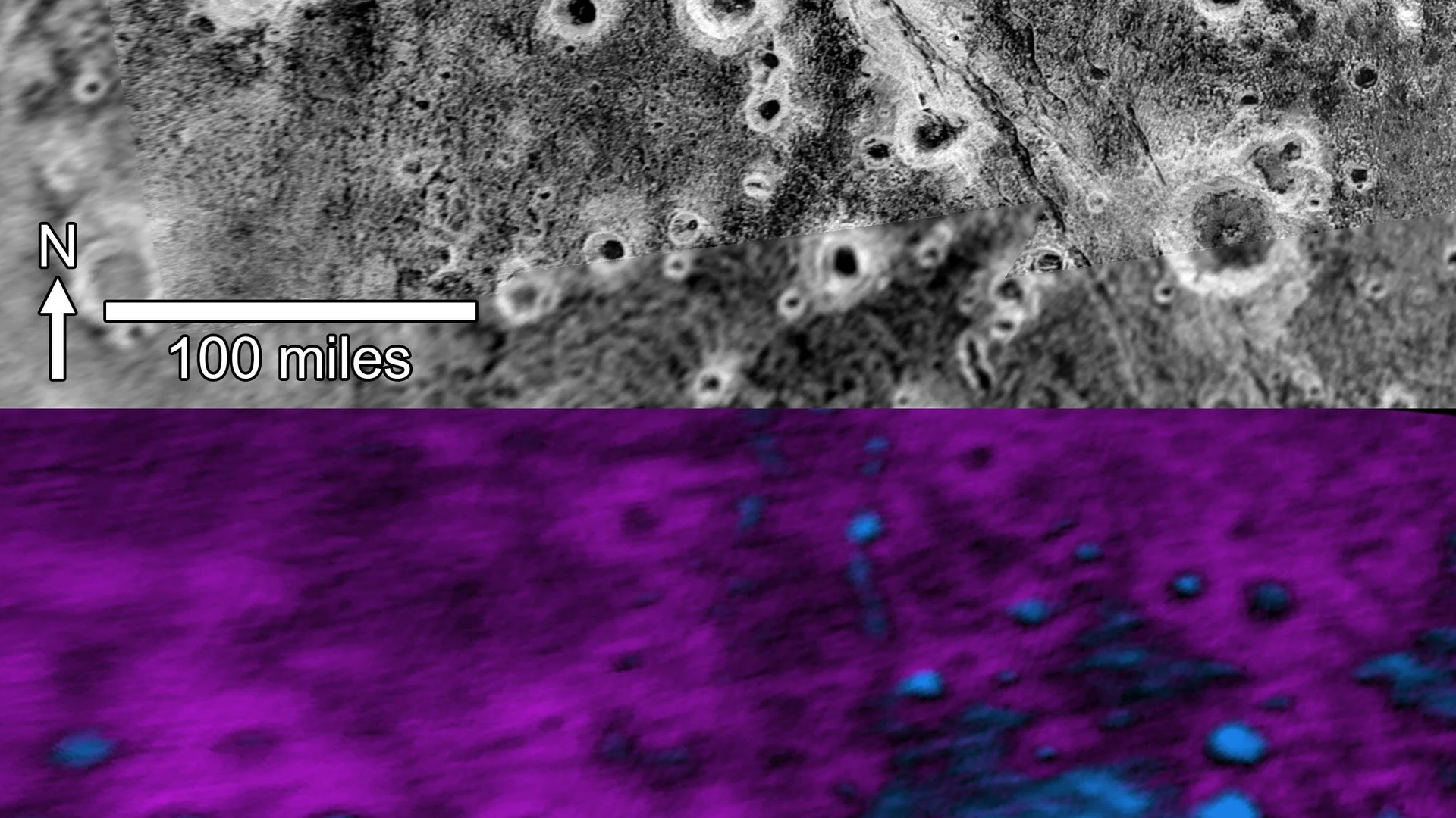 Pluto Halo Craters - free hd space wallpaper for desktop