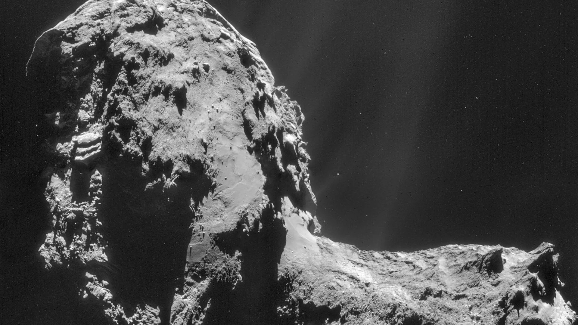 Rosetta Comet - free hd space wallpaper for desktop