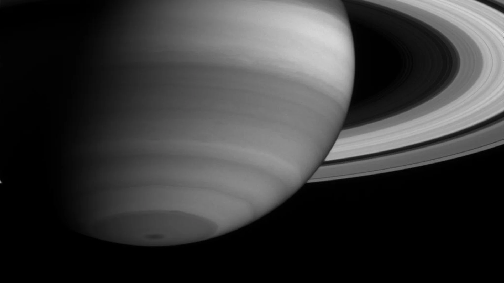 Saturn Atmosphere and Rings - free hd space wallpaper for desktop