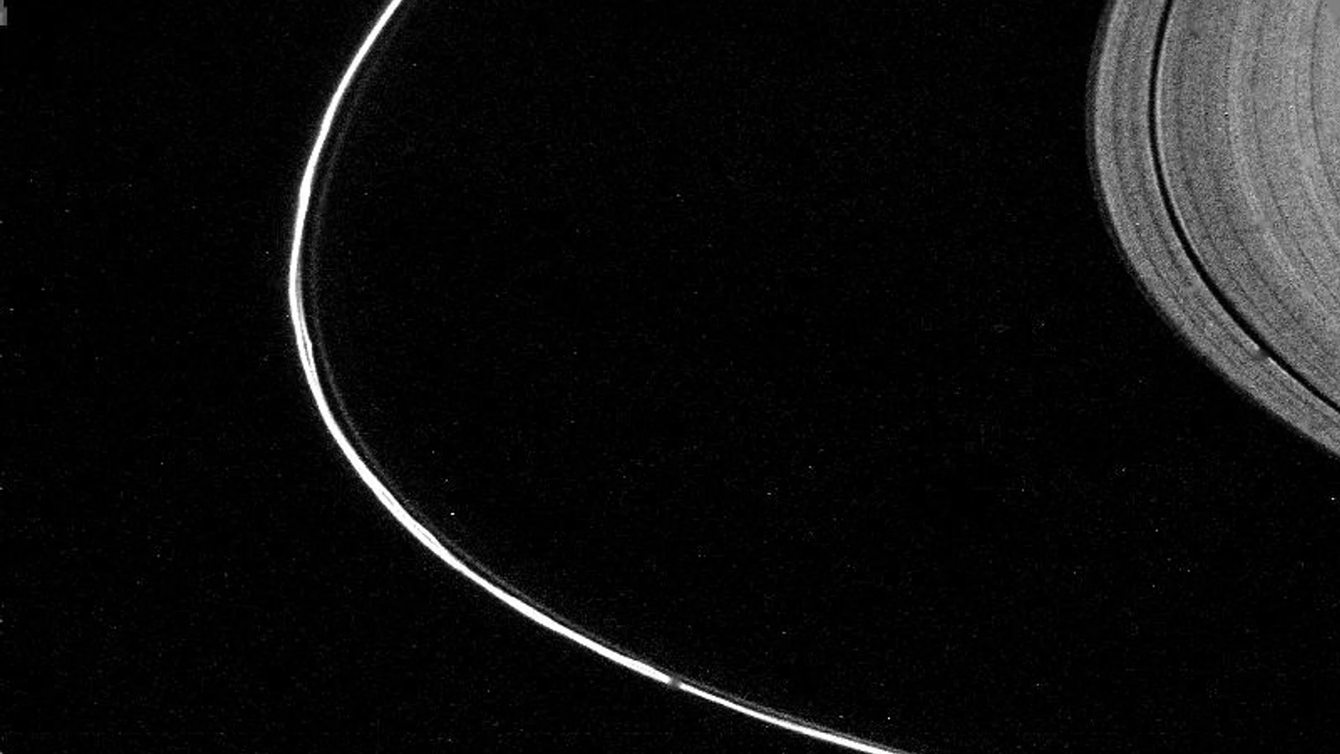 Saturn F-Ring - free hd space wallpaper for desktop