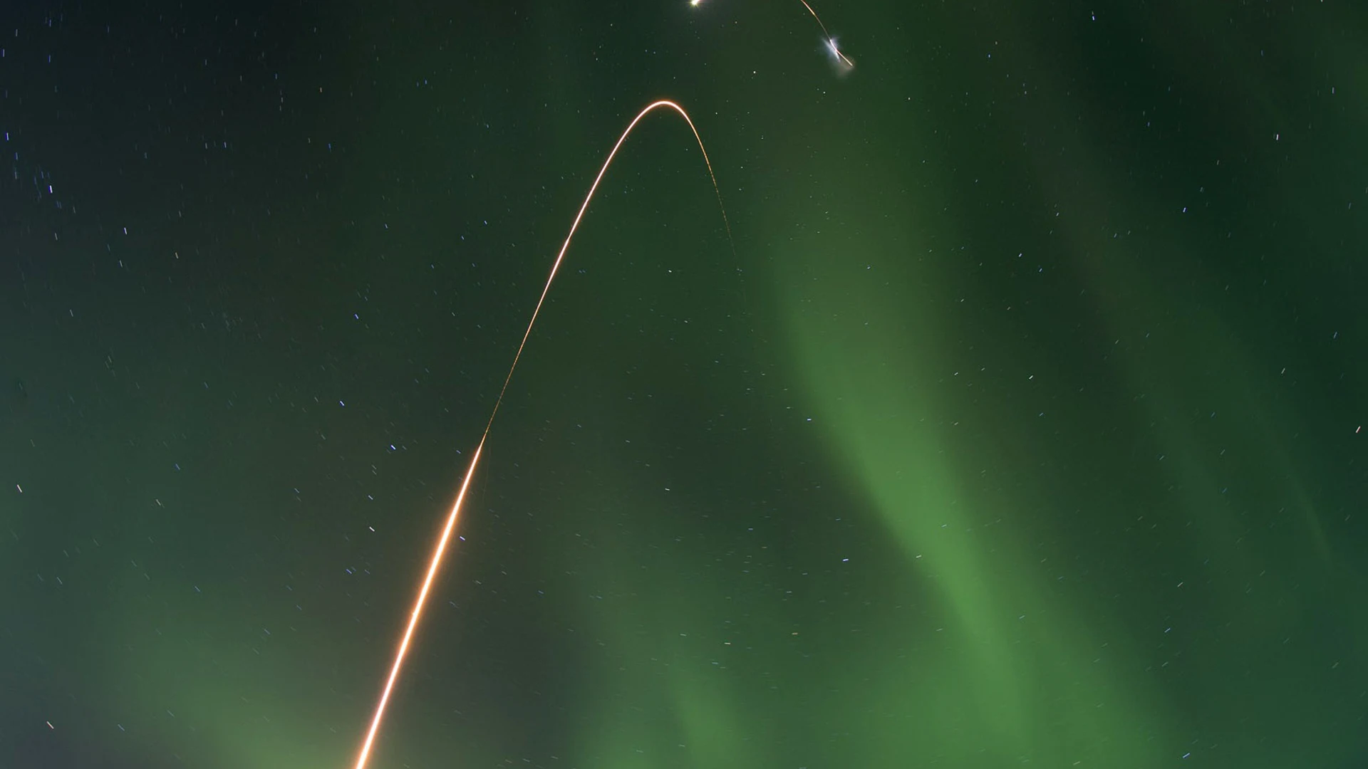 Sounding Rocket Launches Successfully from Alaska - free hd space wallpaper for desktop