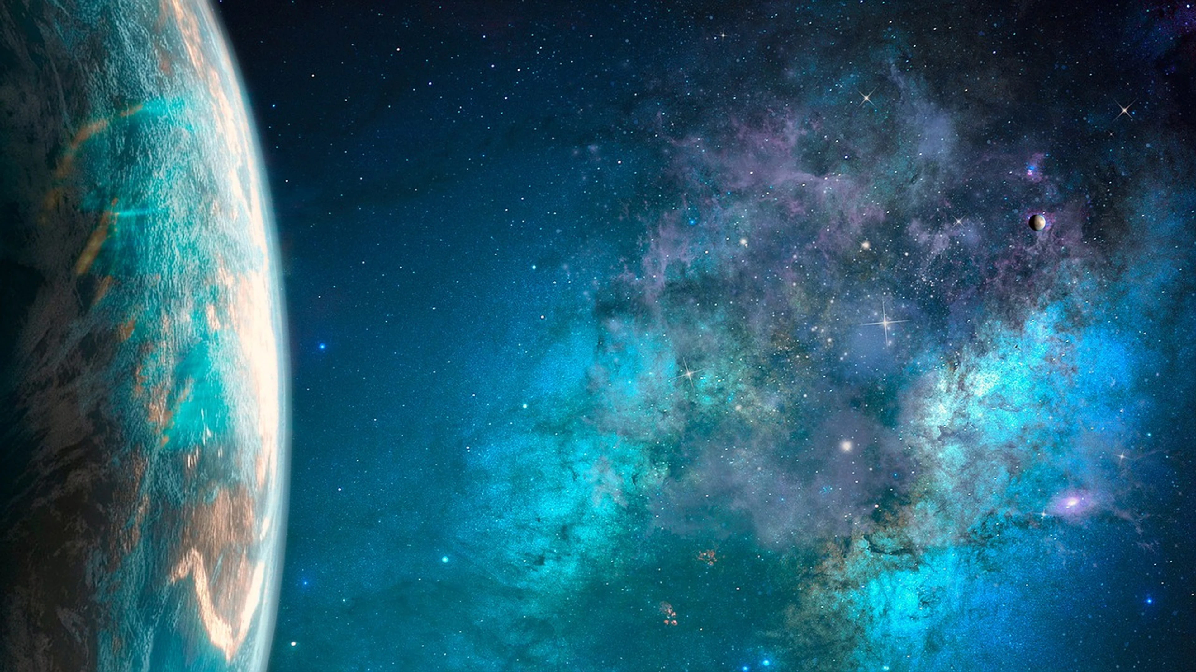 Space planet stars - free 4K Ultra HD space wallpaper for desktop