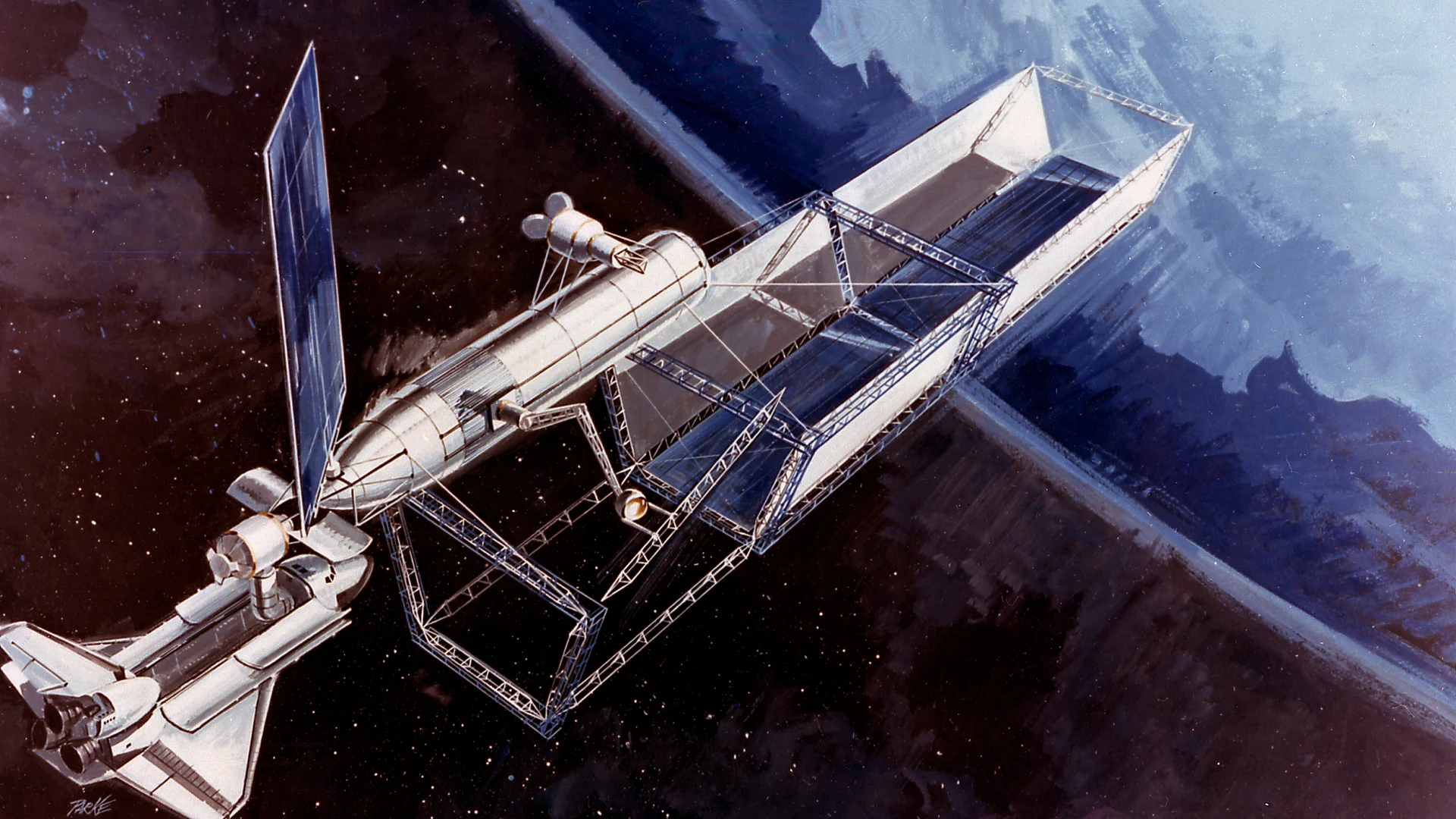 Space Station - free hd space wallpaper for desktop