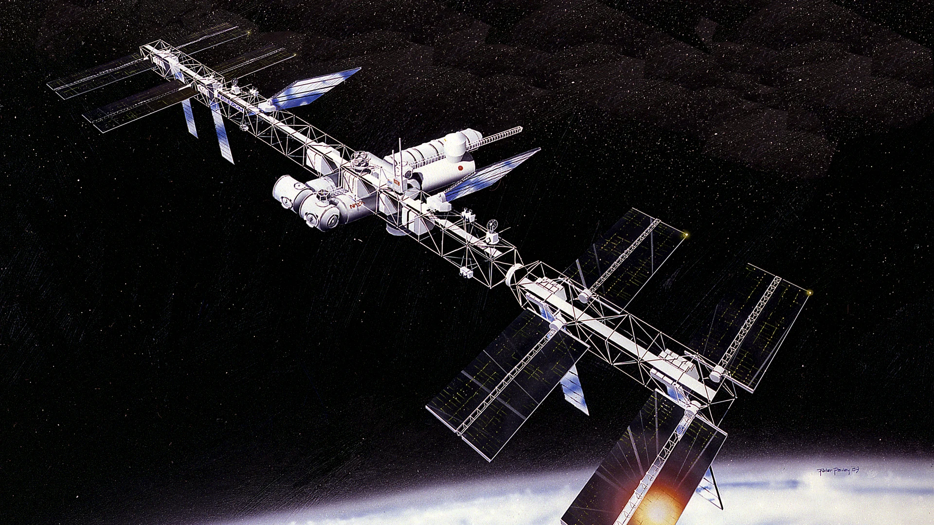 Space Station - free hd space wallpaper for desktop