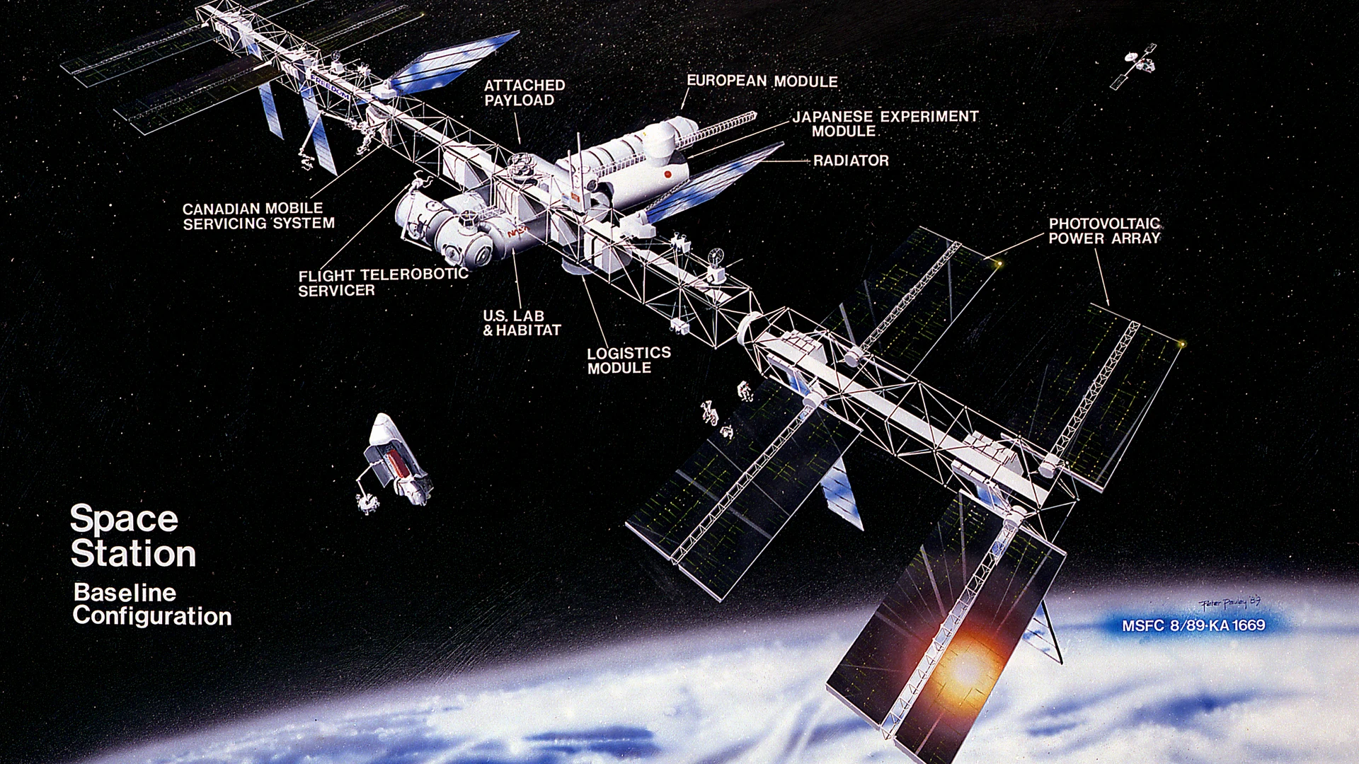 Space Station - free hd space wallpaper for desktop