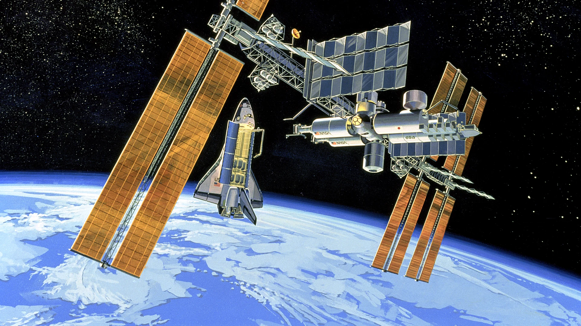 Space Station - free hd space wallpaper for desktop