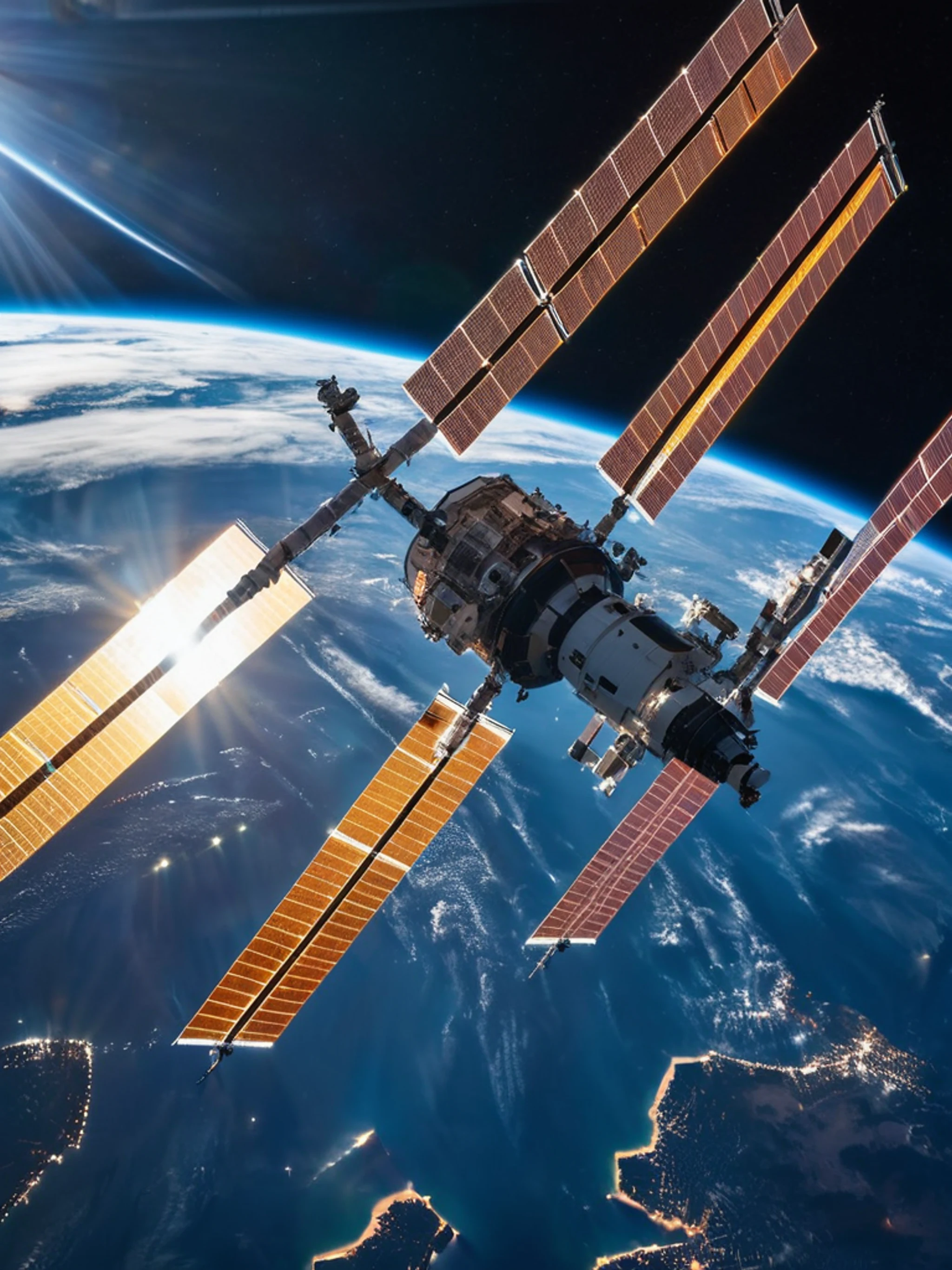 Space Station Orbit - free Tablet space wallpaper for phone