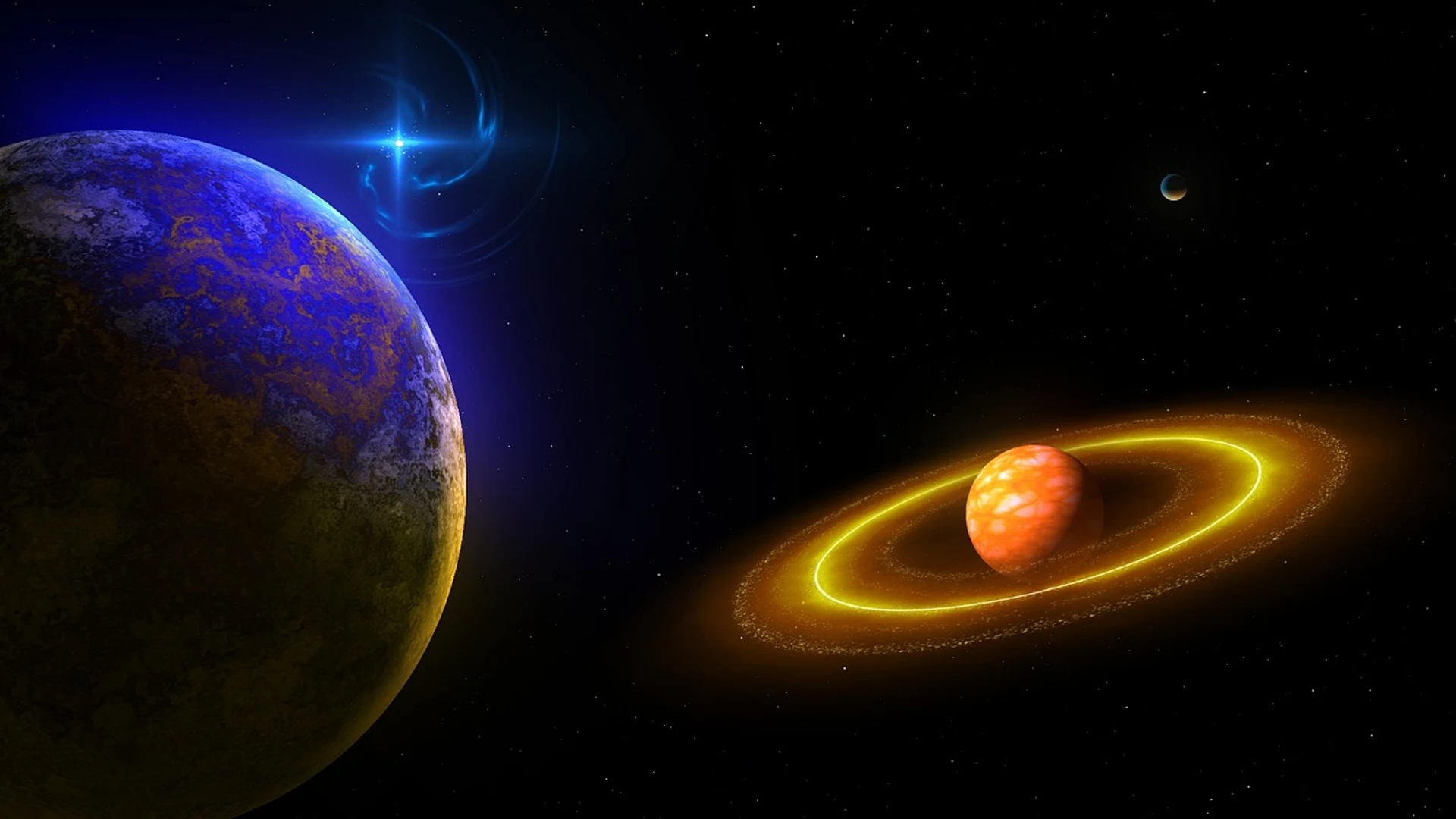 Star planet galaxy - free hd space wallpaper for desktop