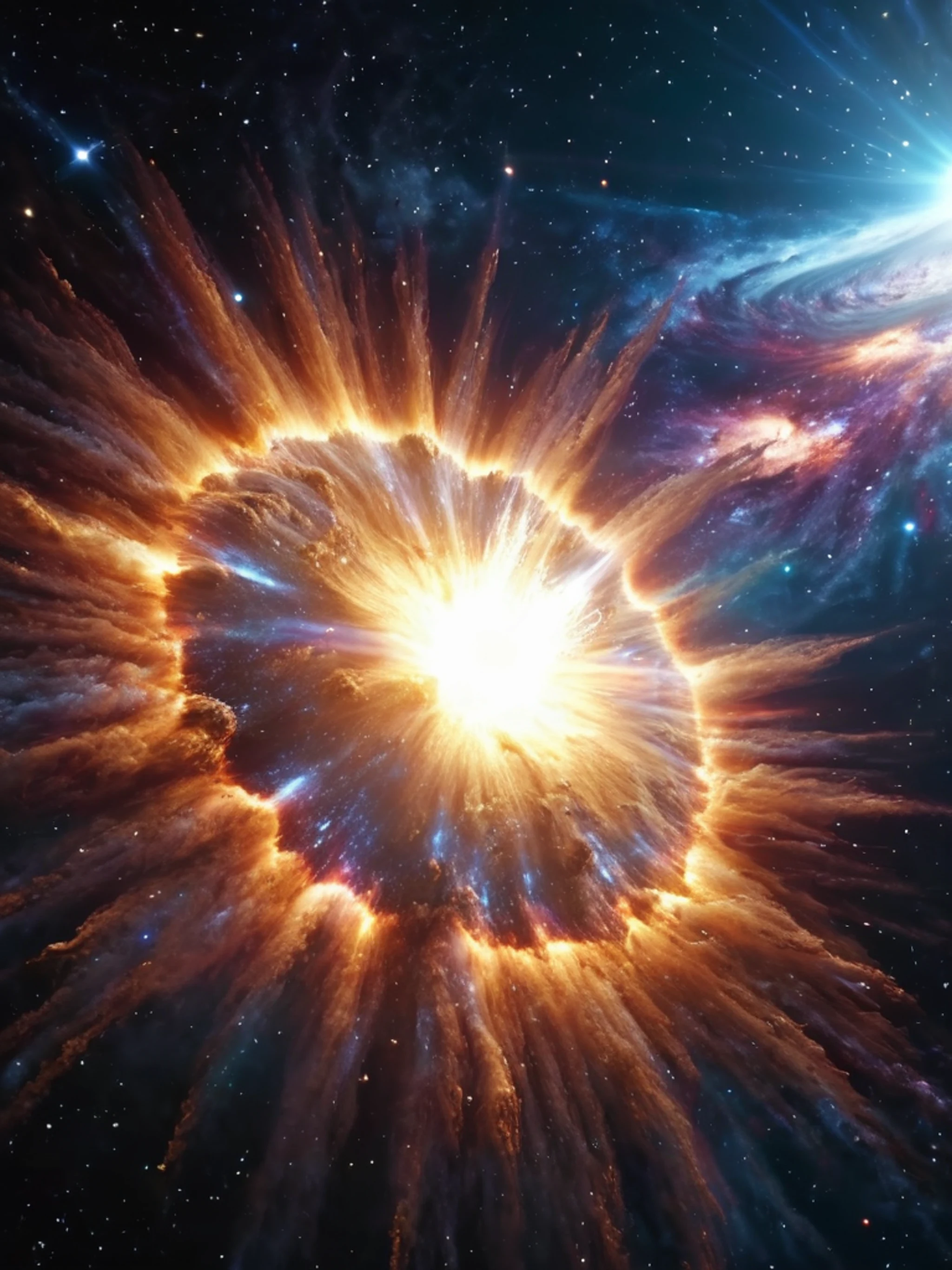 Supernova Explosion - free Tablet space wallpaper for phone