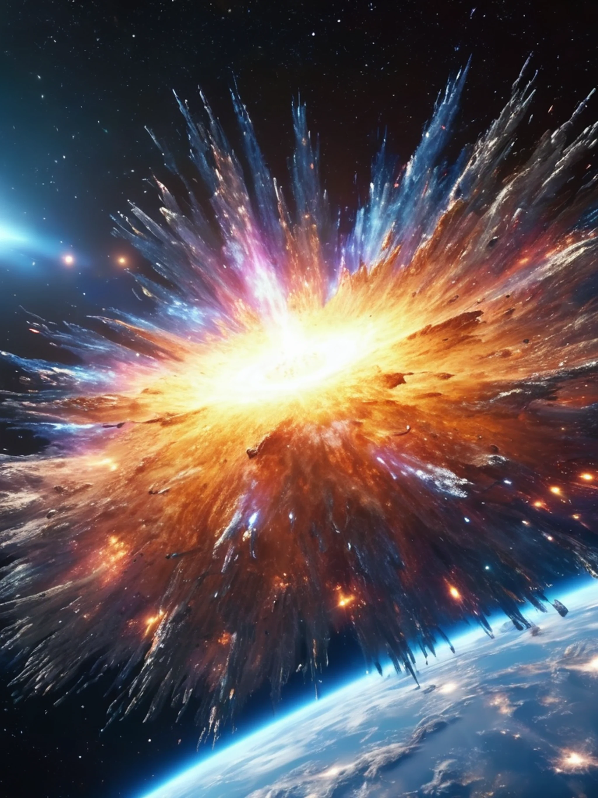 Supernova Explosion - free Tablet space wallpaper for phone