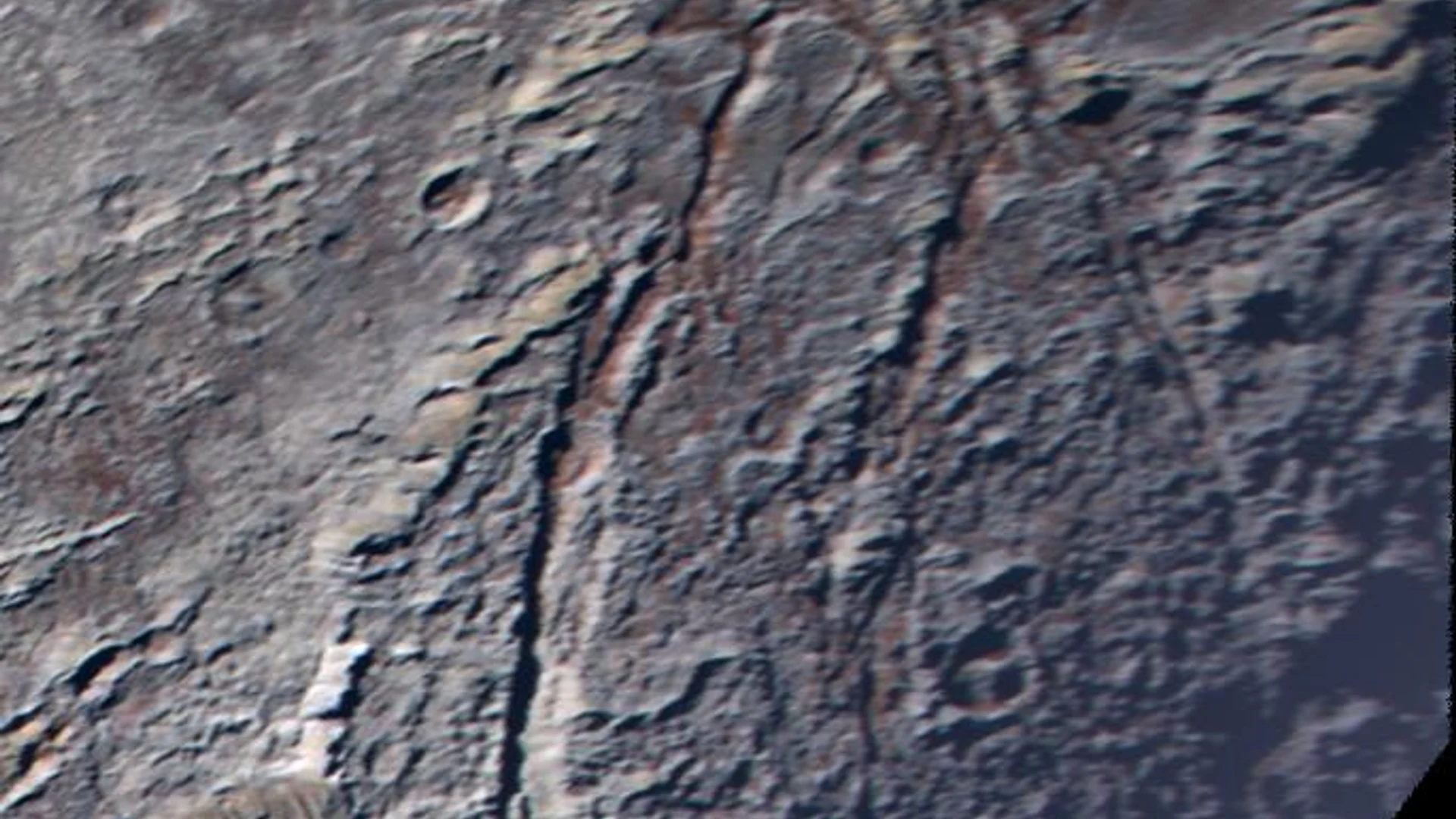 The Icy Spider on Pluto - free hd space wallpaper for desktop