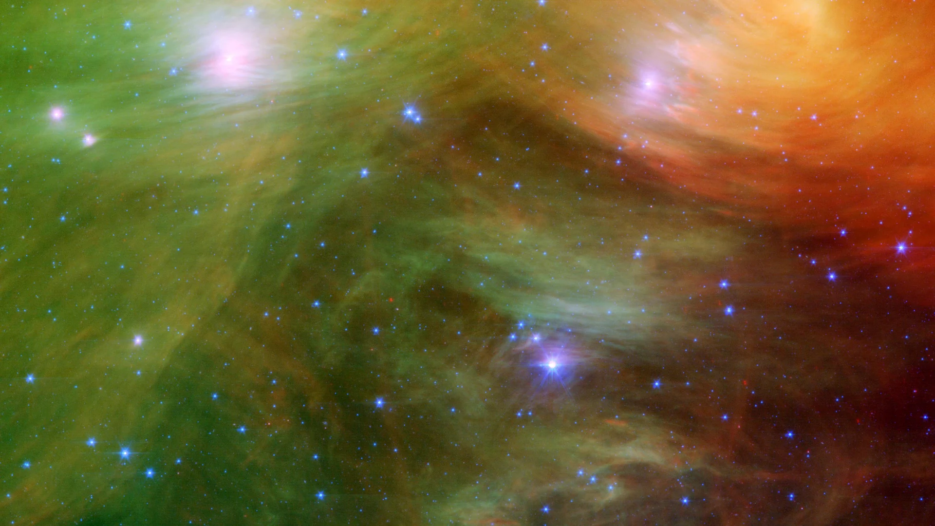 The Seven Sisters Pose for Spitzer - free hd space wallpaper for desktop