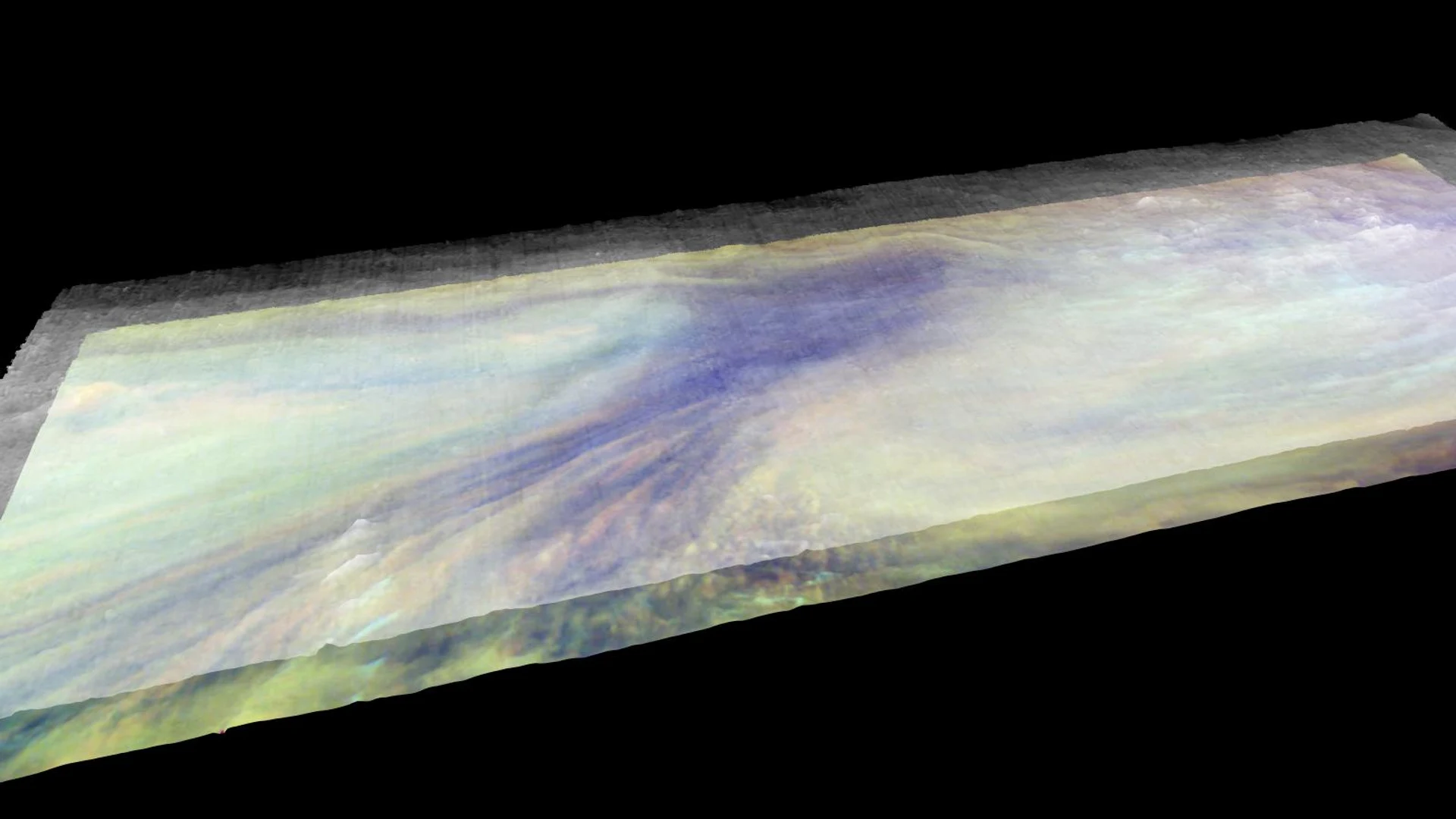 Three dimensional Visualization of Jupiter Equatorial Region - free hd space wallpaper for desktop