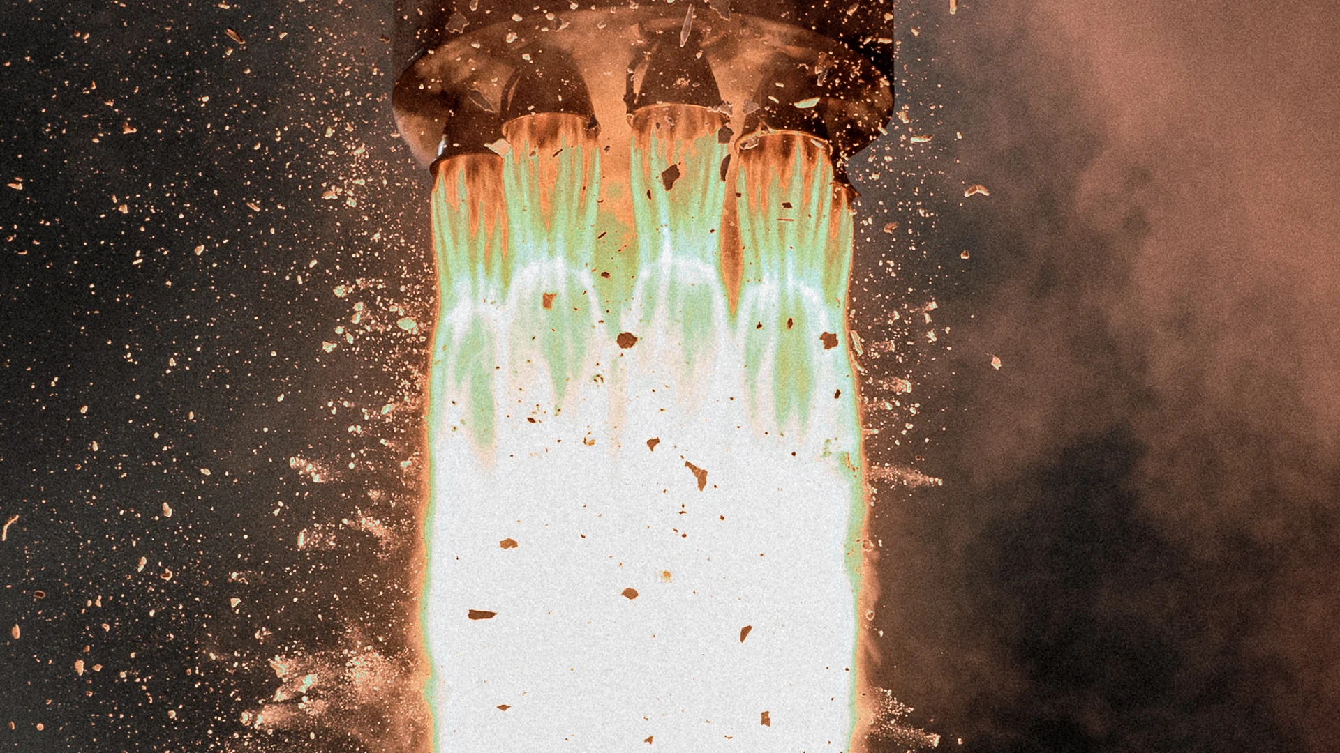 TROPICS Rocket Launch - free hd space wallpaper for desktop