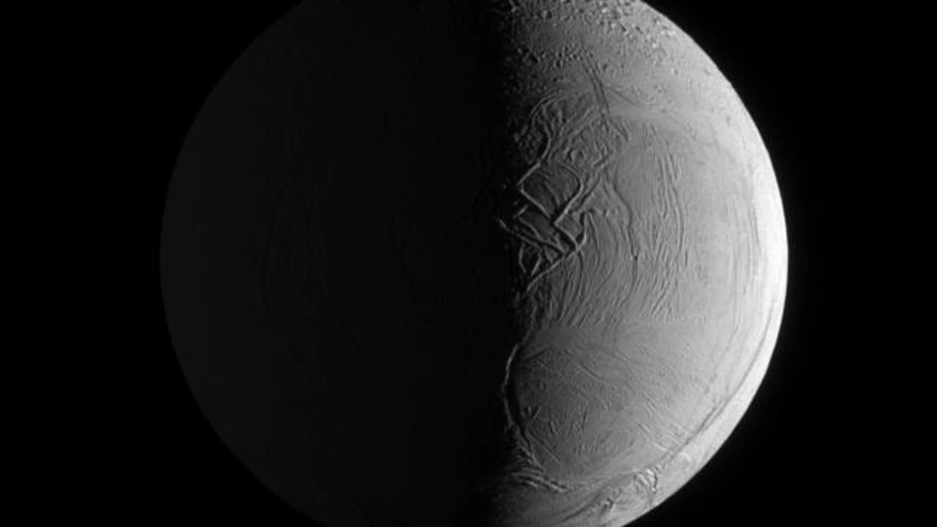 Twice-Lit Moon - free hd space wallpaper for desktop