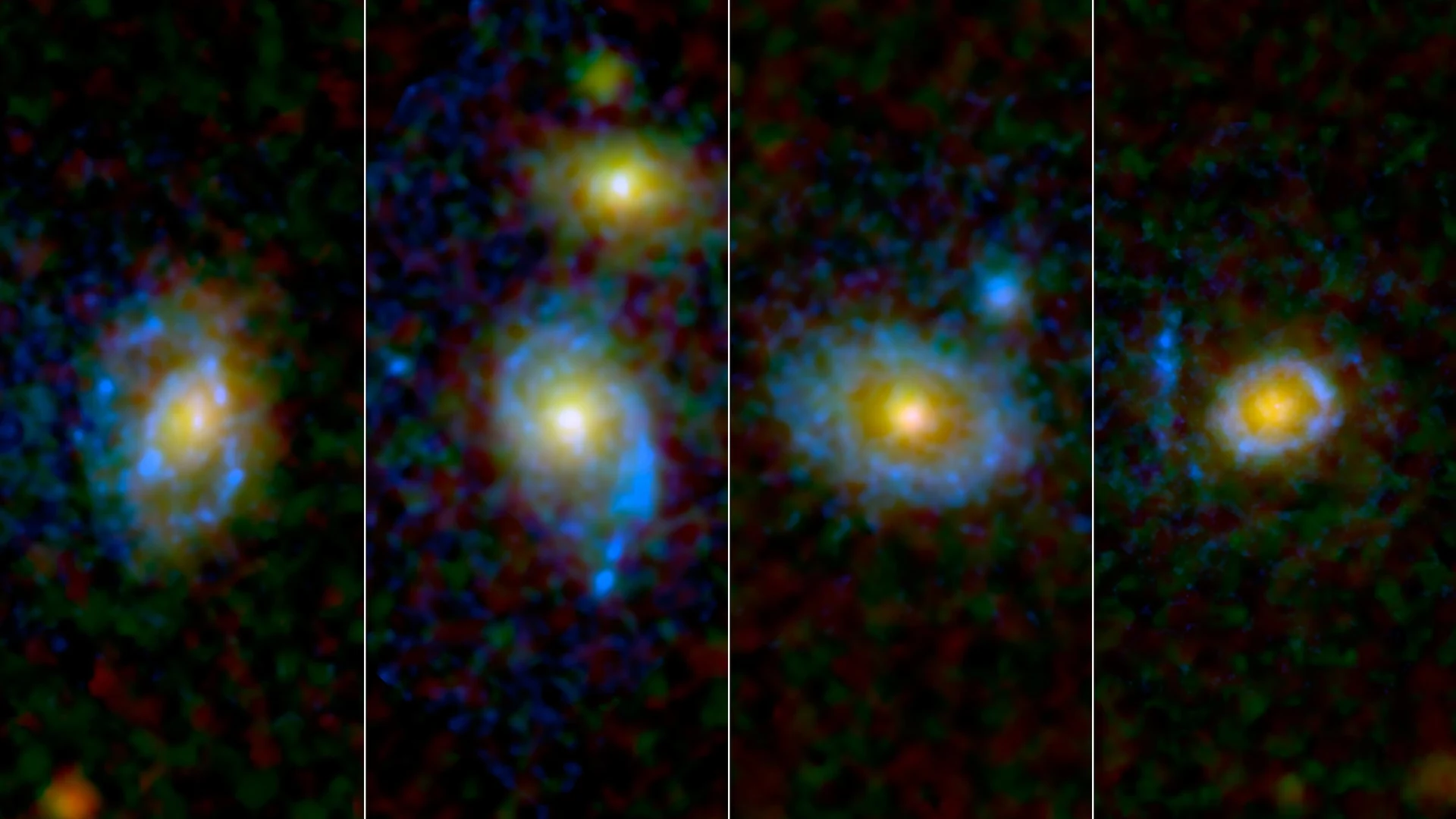 Ultraviolet Ring Around the Galaxies - free hd space wallpaper for desktop