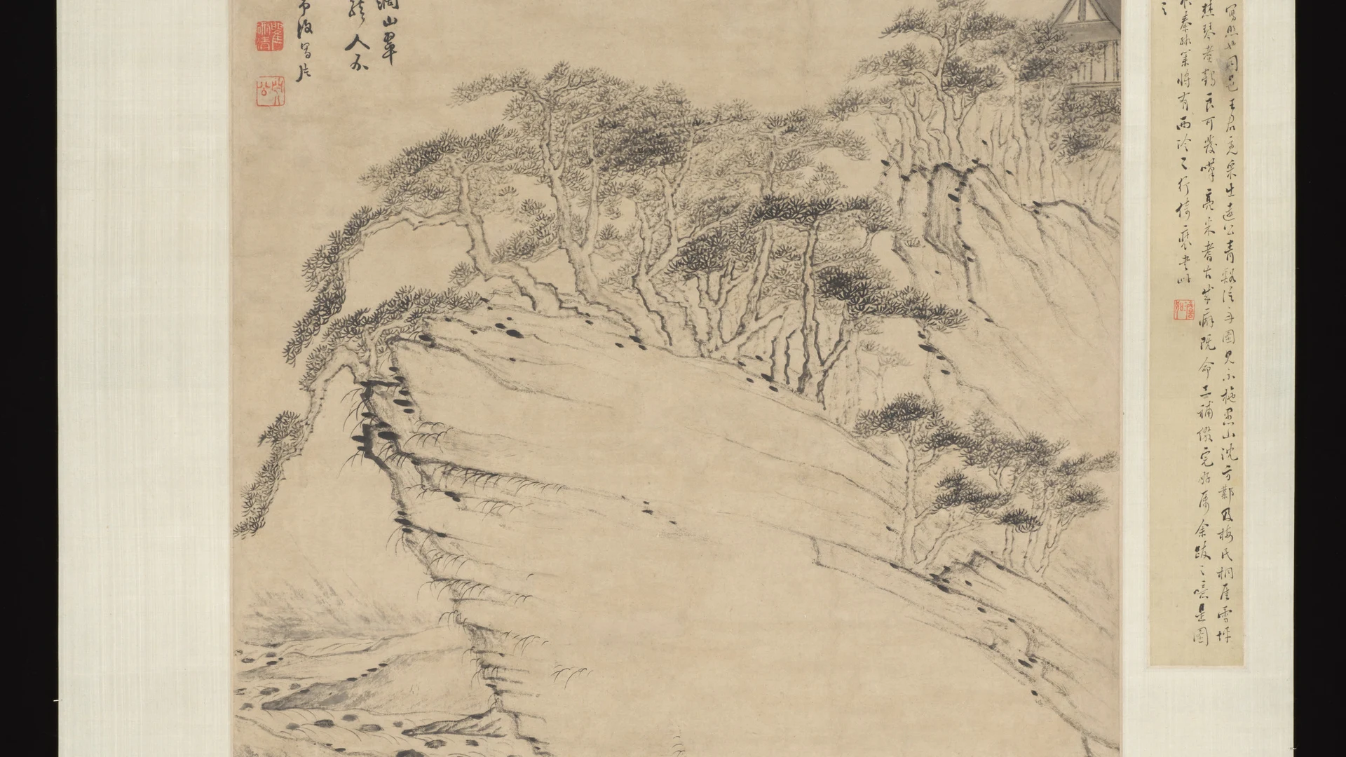 Boating beneath Echo Hill - free hd sunset wallpaper for desktop