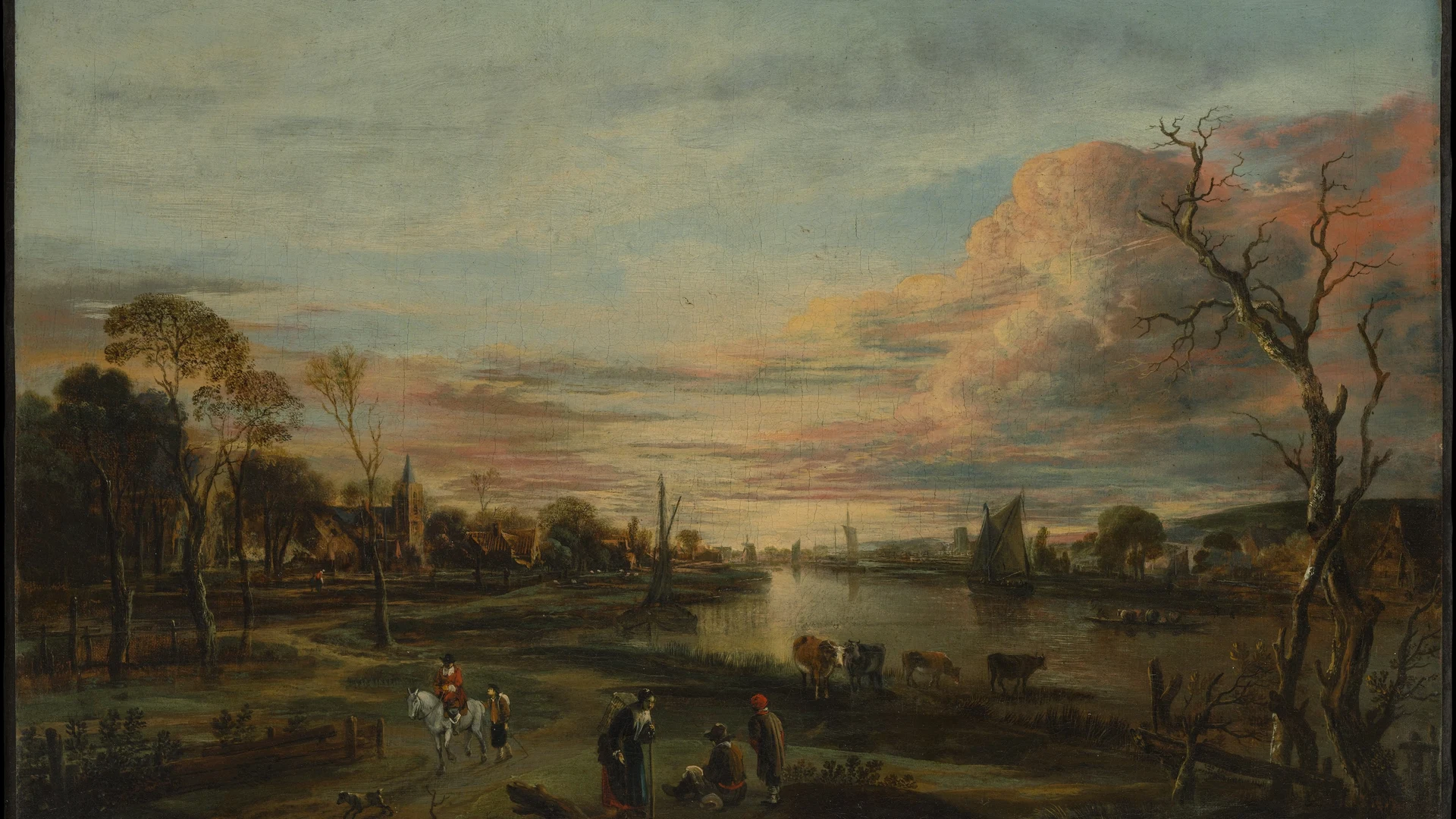 Landscape at Sunset - free hd sunset wallpaper for desktop