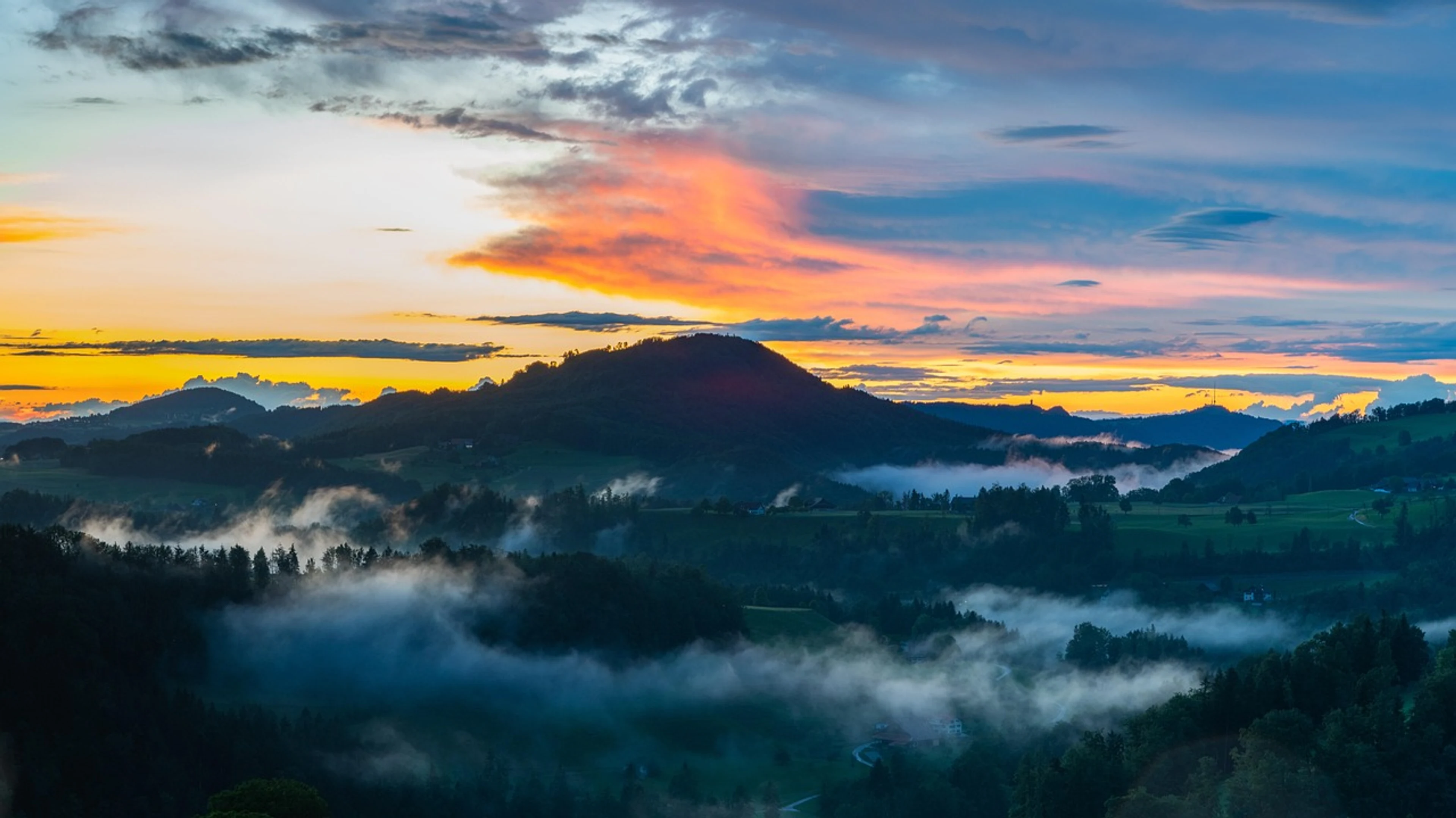 Landscape sunset dramatic - free 4K Ultra HD sunset wallpaper for desktop