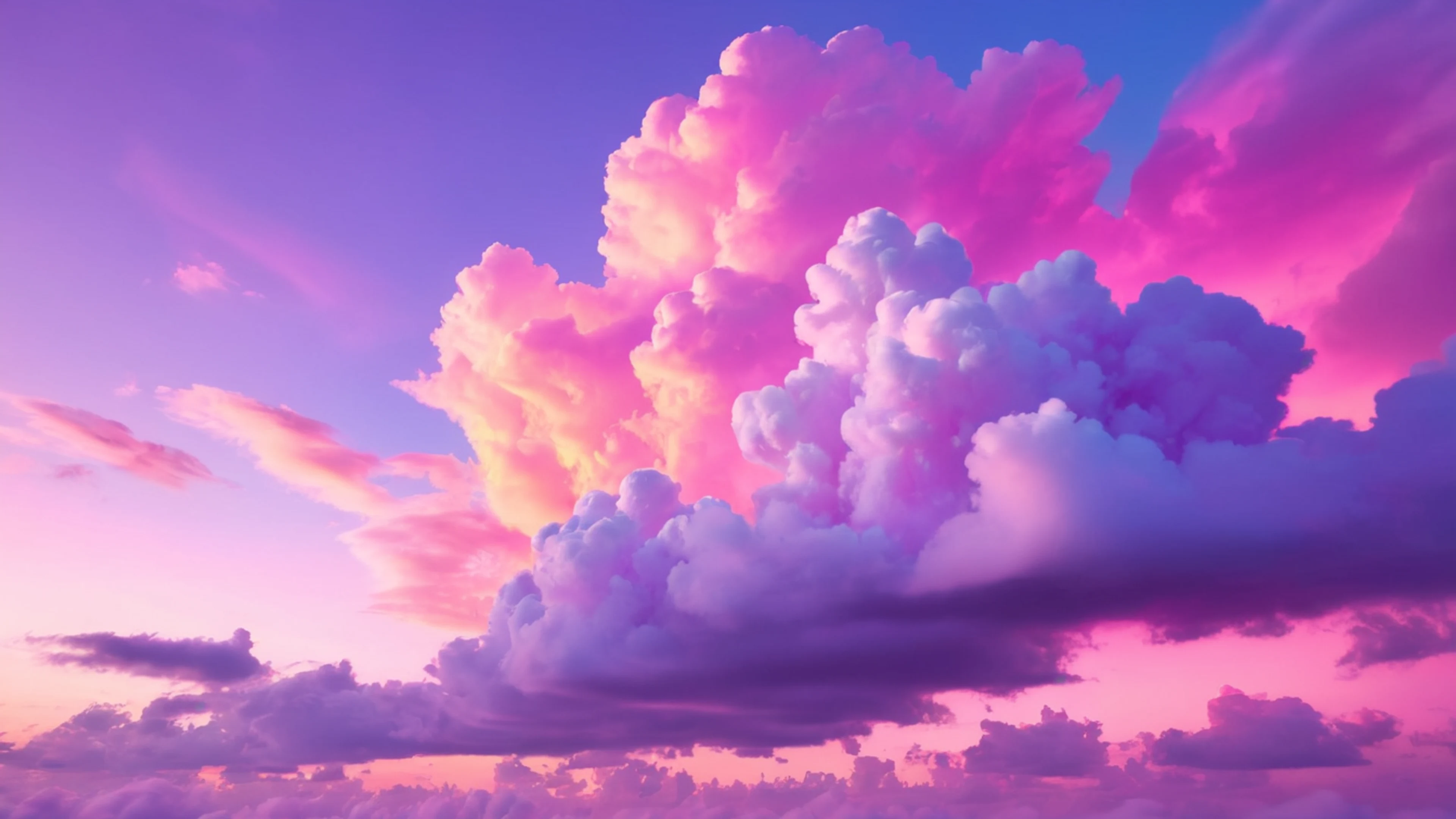 Purple Pink Sunset Clouds - free 4K Ultra HD sunset wallpaper for desktop