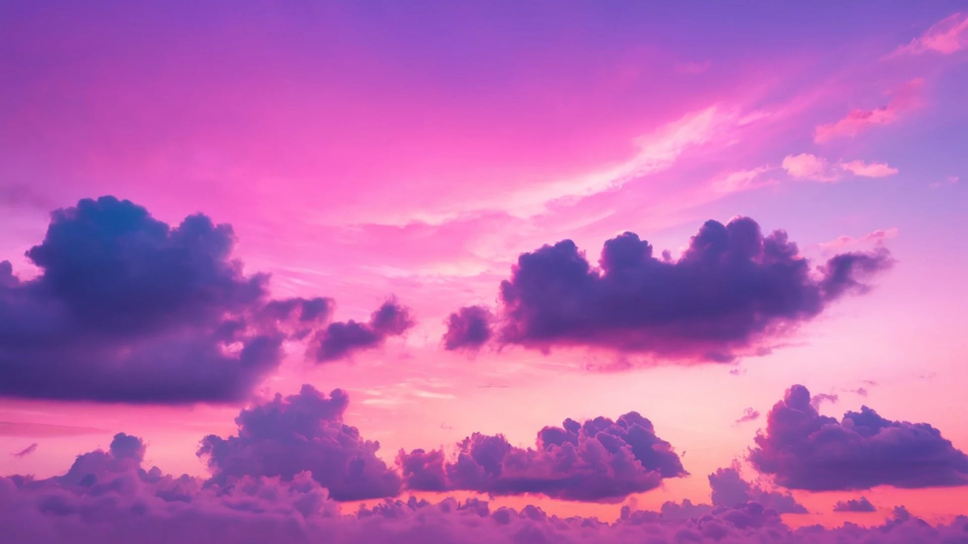 Purple Pink Sunset Clouds - free hd sunset wallpaper for desktop