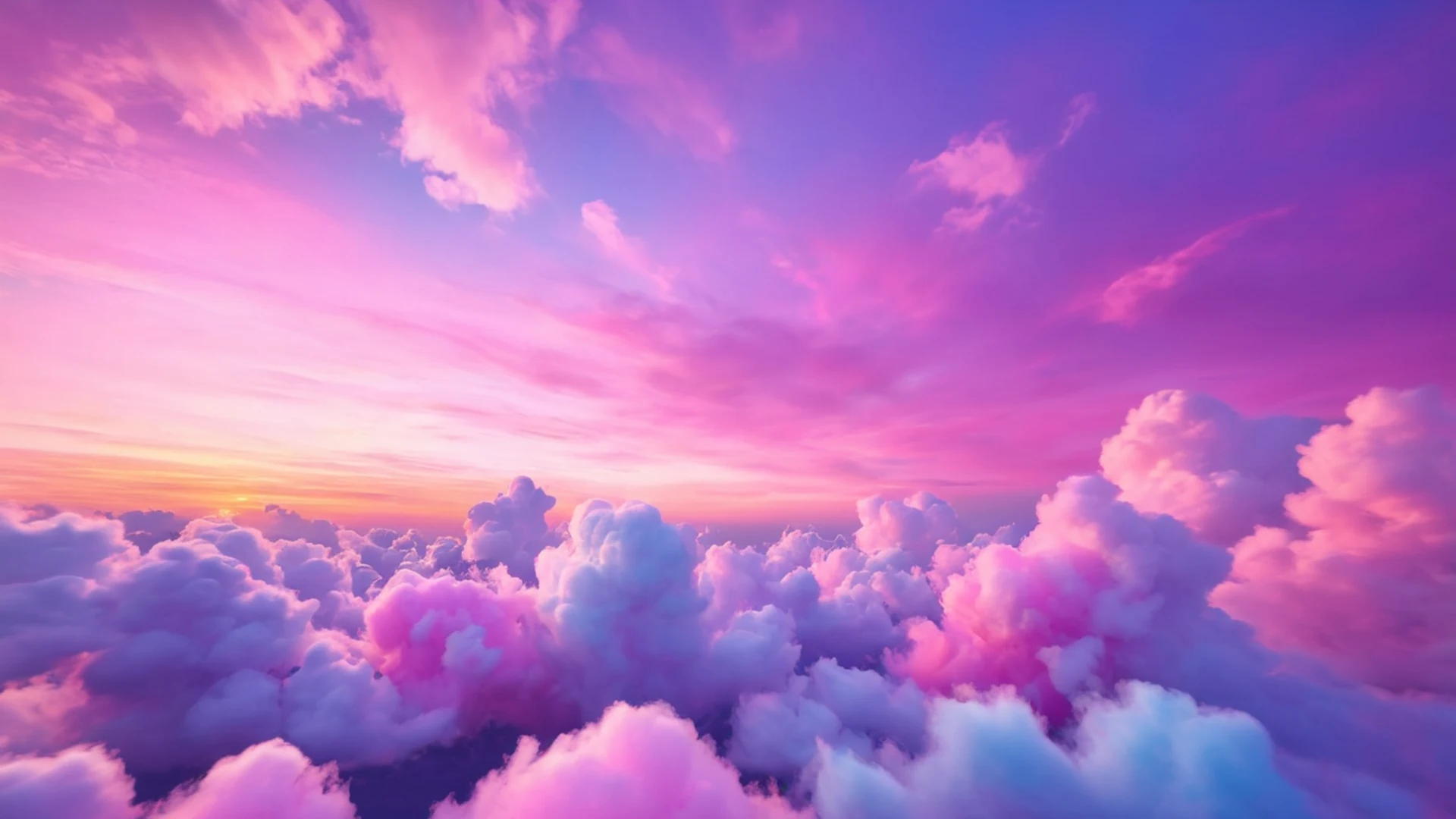Purple Pink Sunset Clouds - free hd sunset wallpaper for desktop