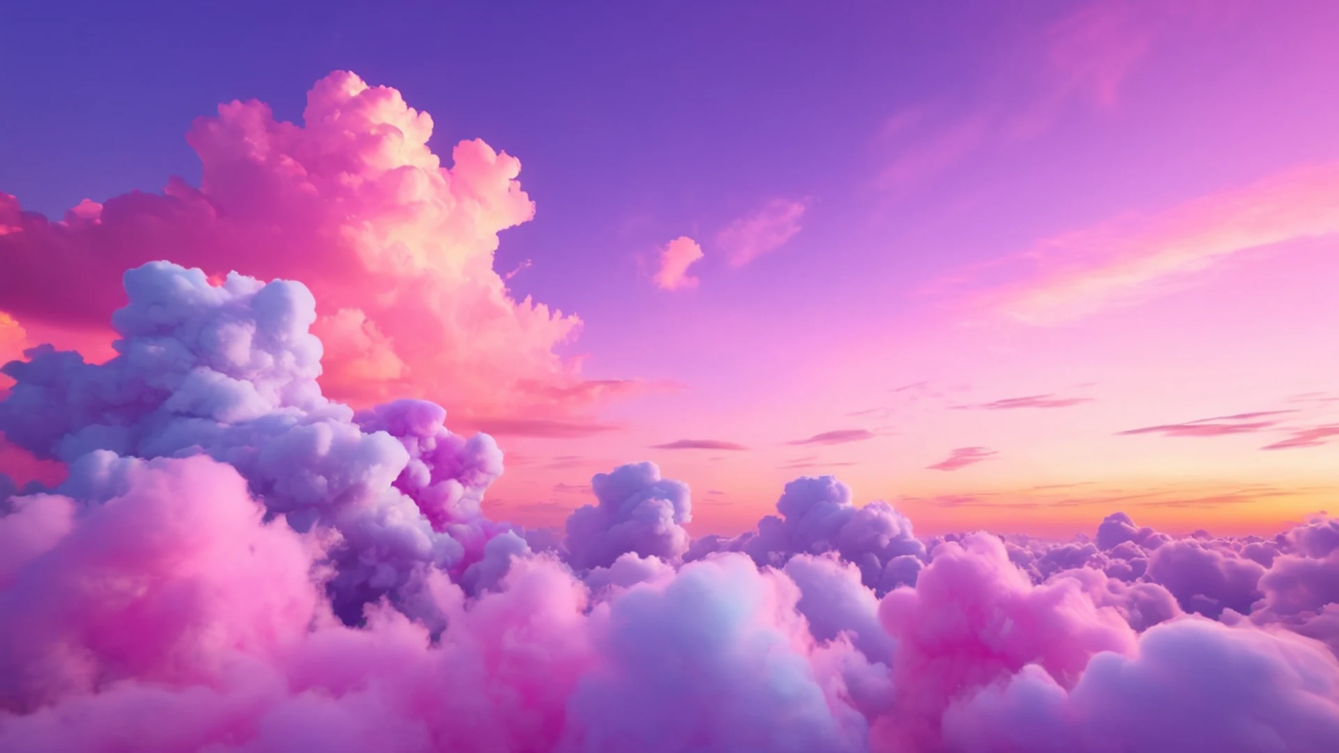 Purple Pink Sunset Clouds - free hd sunset wallpaper for desktop