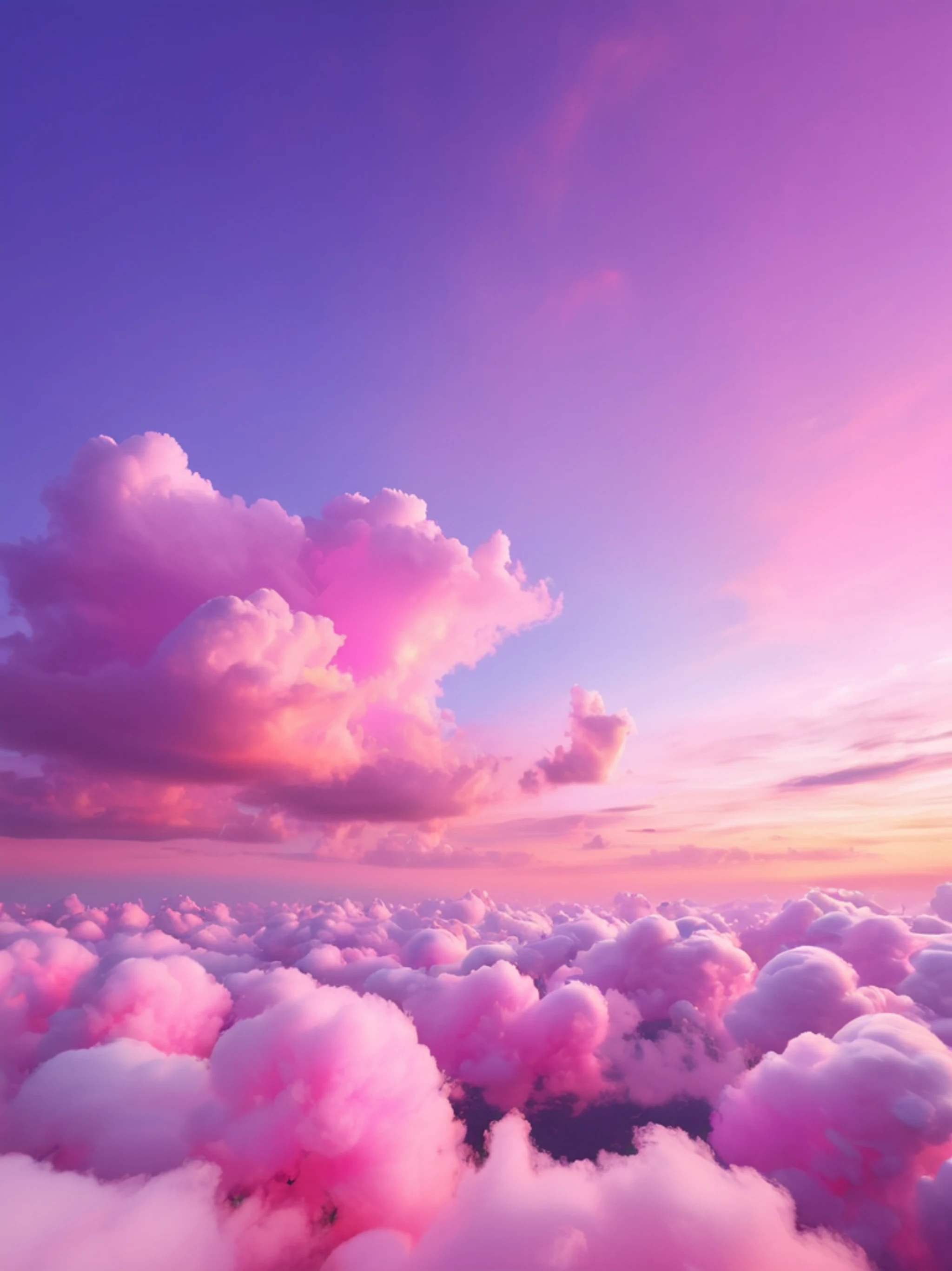 Purple Pink Sunset Clouds - free Tablet sunset wallpaper for phone
