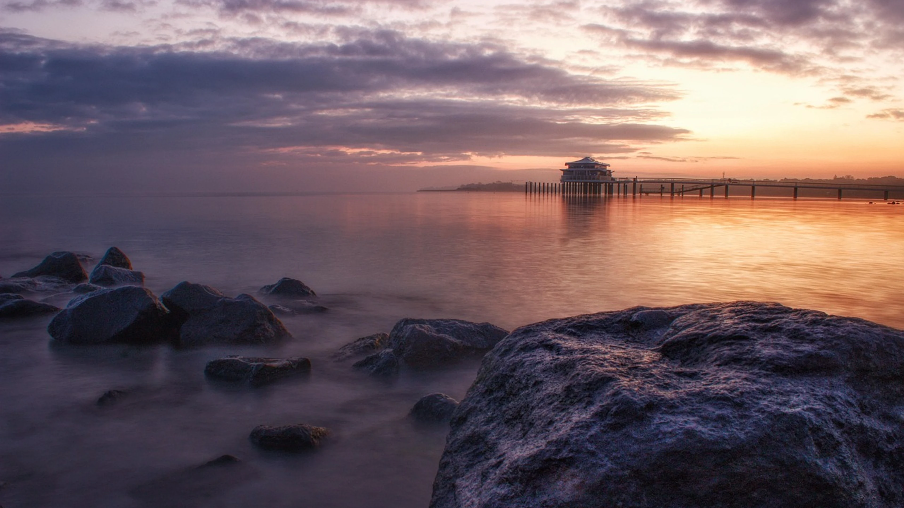 Sea nature ocean - free 4K Ultra HD sunset wallpaper for desktop