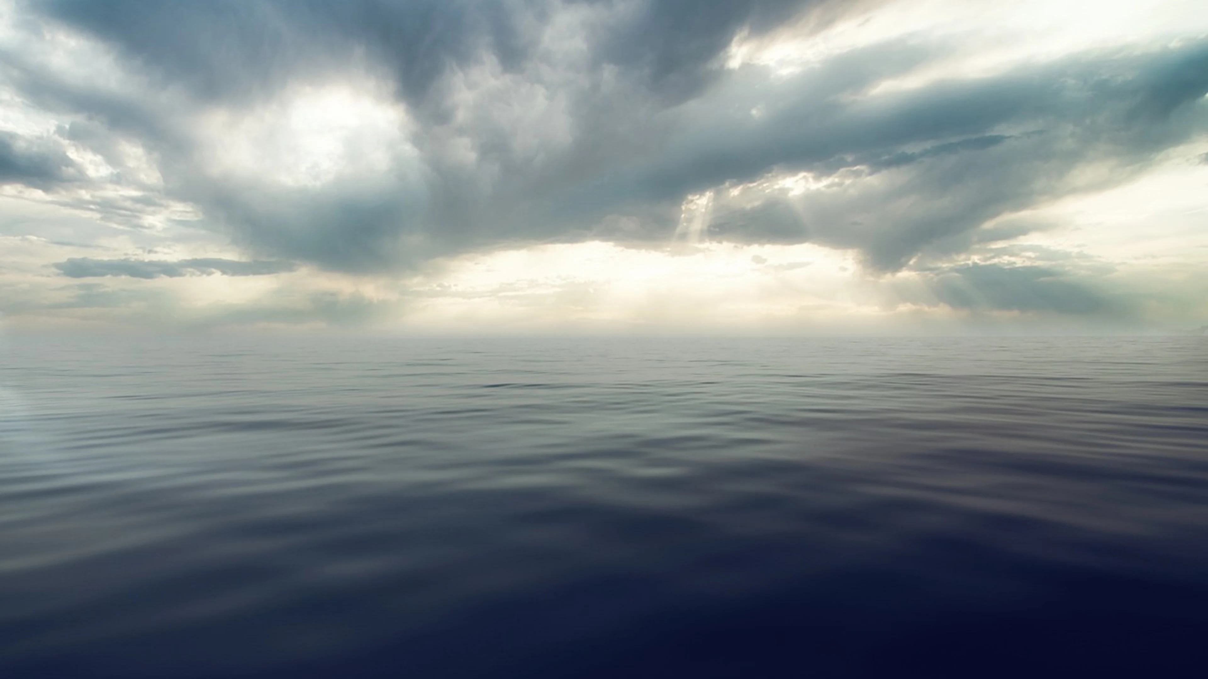 Sea thunderstorm storm - free 4K Ultra HD sunset wallpaper for desktop