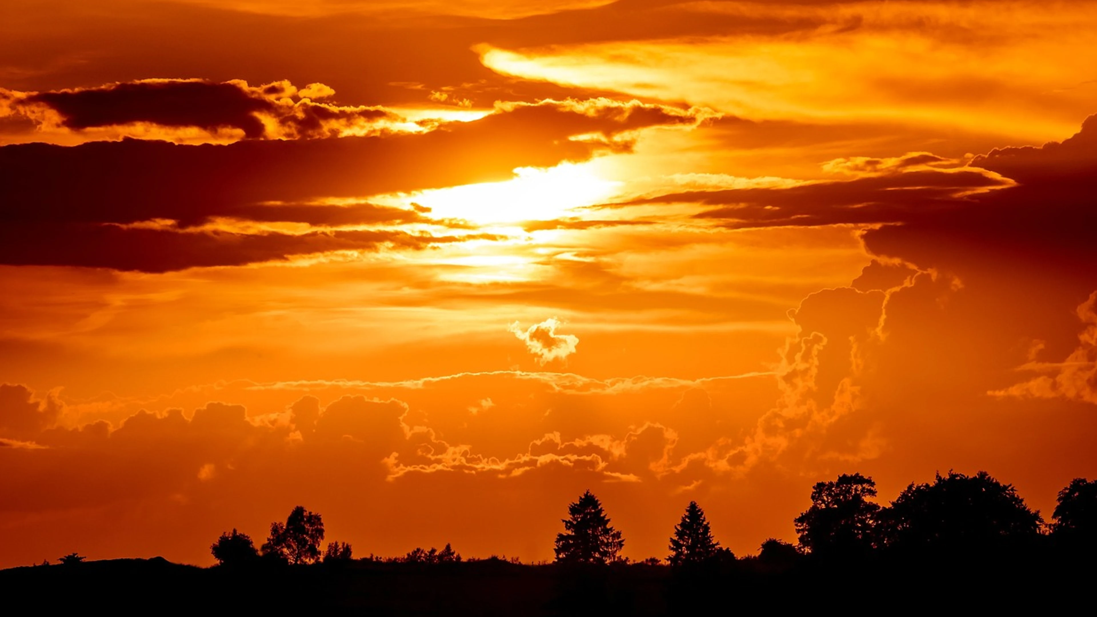 Sunset twilight dusk - free 4K Ultra HD sunset wallpaper for desktop